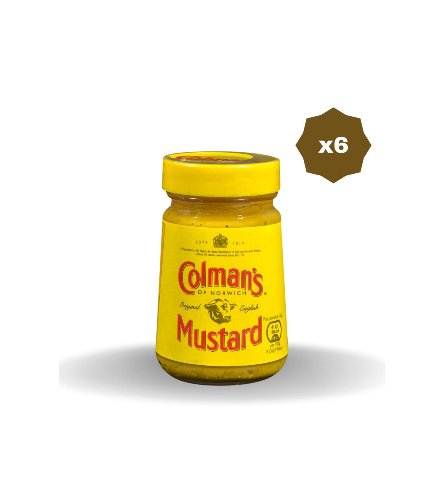 Colman's MUSTARD 170 GR X 6 PIECES