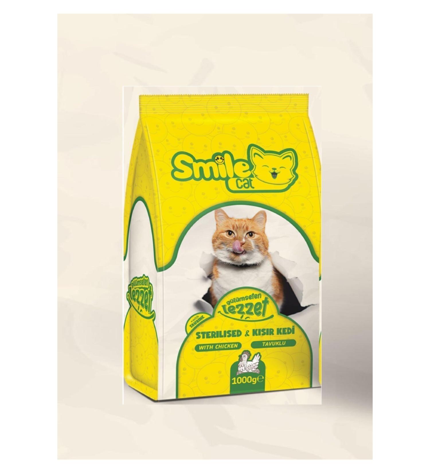 SMILE Cat Neutered Cat Food Chicken 1000 gr