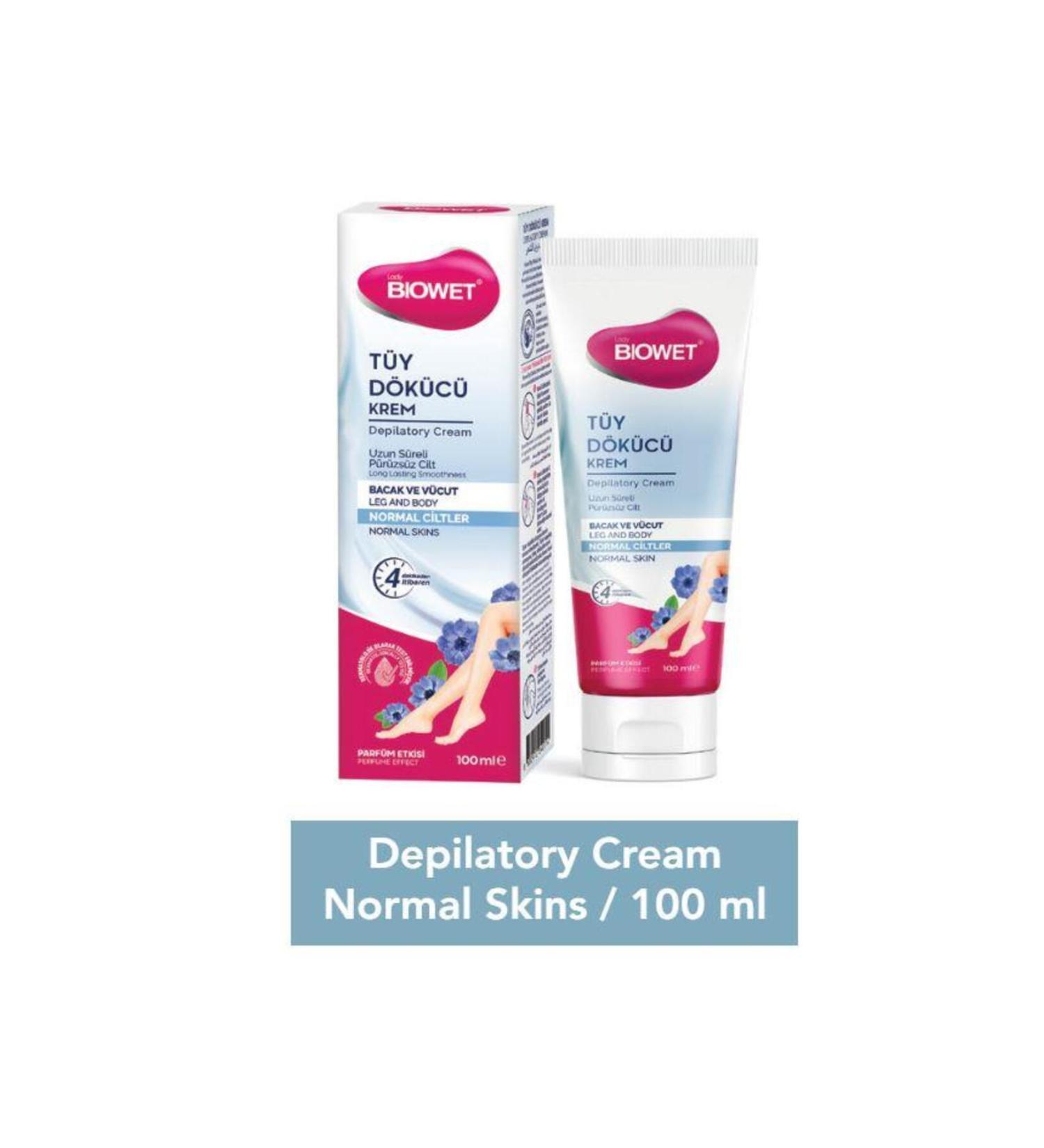 biowet Lady Hair Removal Cream For Normal Skin 100 ml