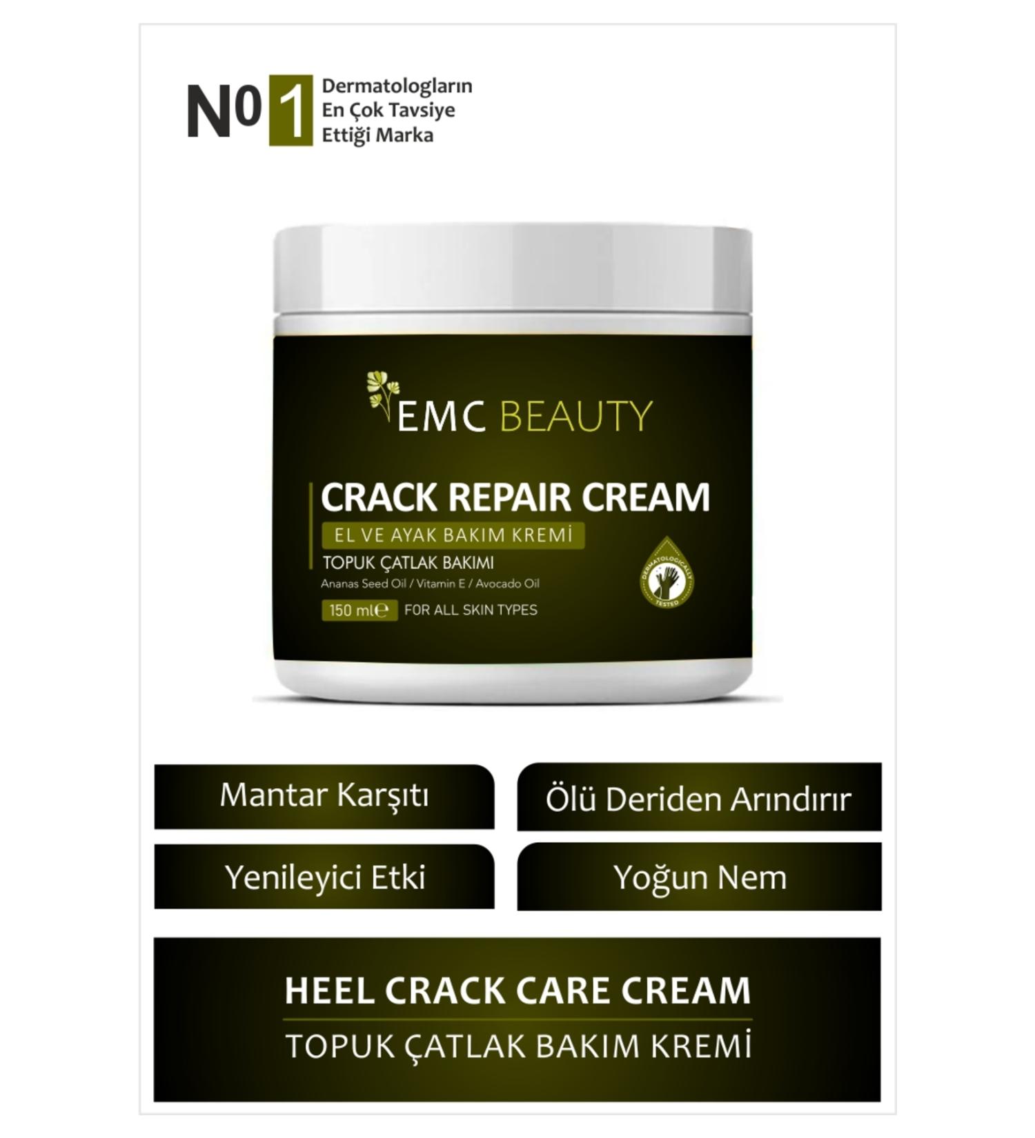 EMC BEAUTY Heel Crack Hand and Foot Miraculous Care Cream 150 ml - Buy Online on GoSupps.com