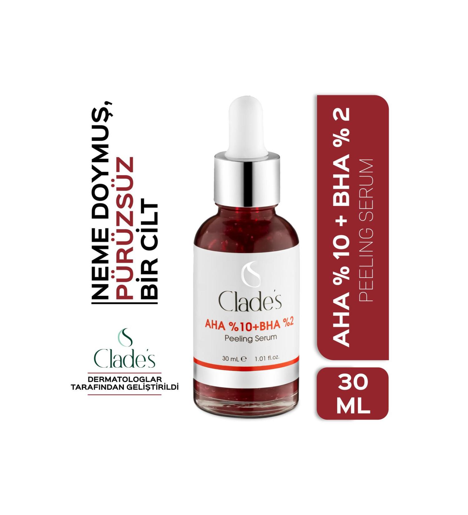 Clade's Aha Bha 2% Peeling Serum 30 ml