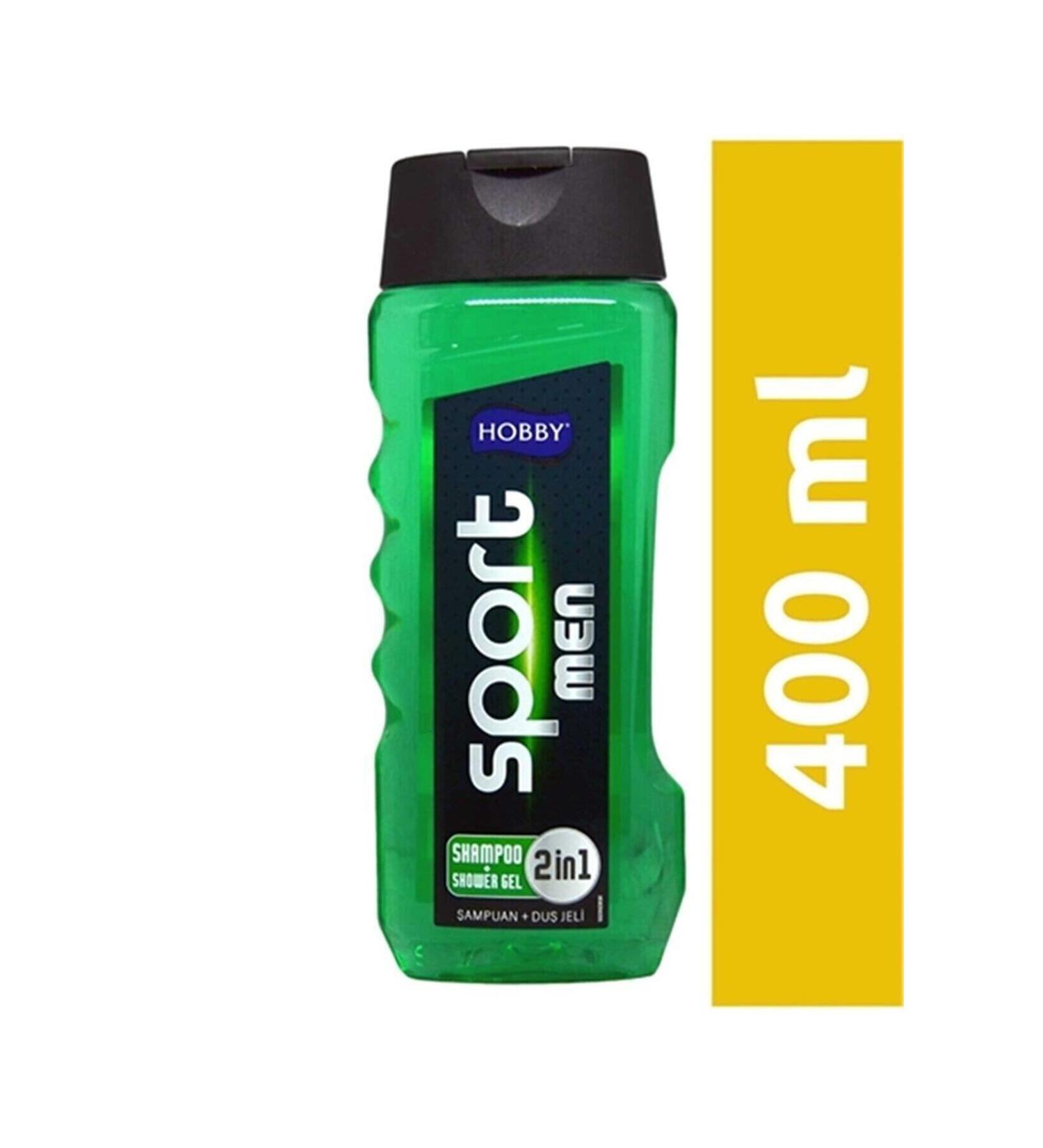 Hobby Shampoo and Shower Gel 2in1 Sport Men 400ml (1 Piece)