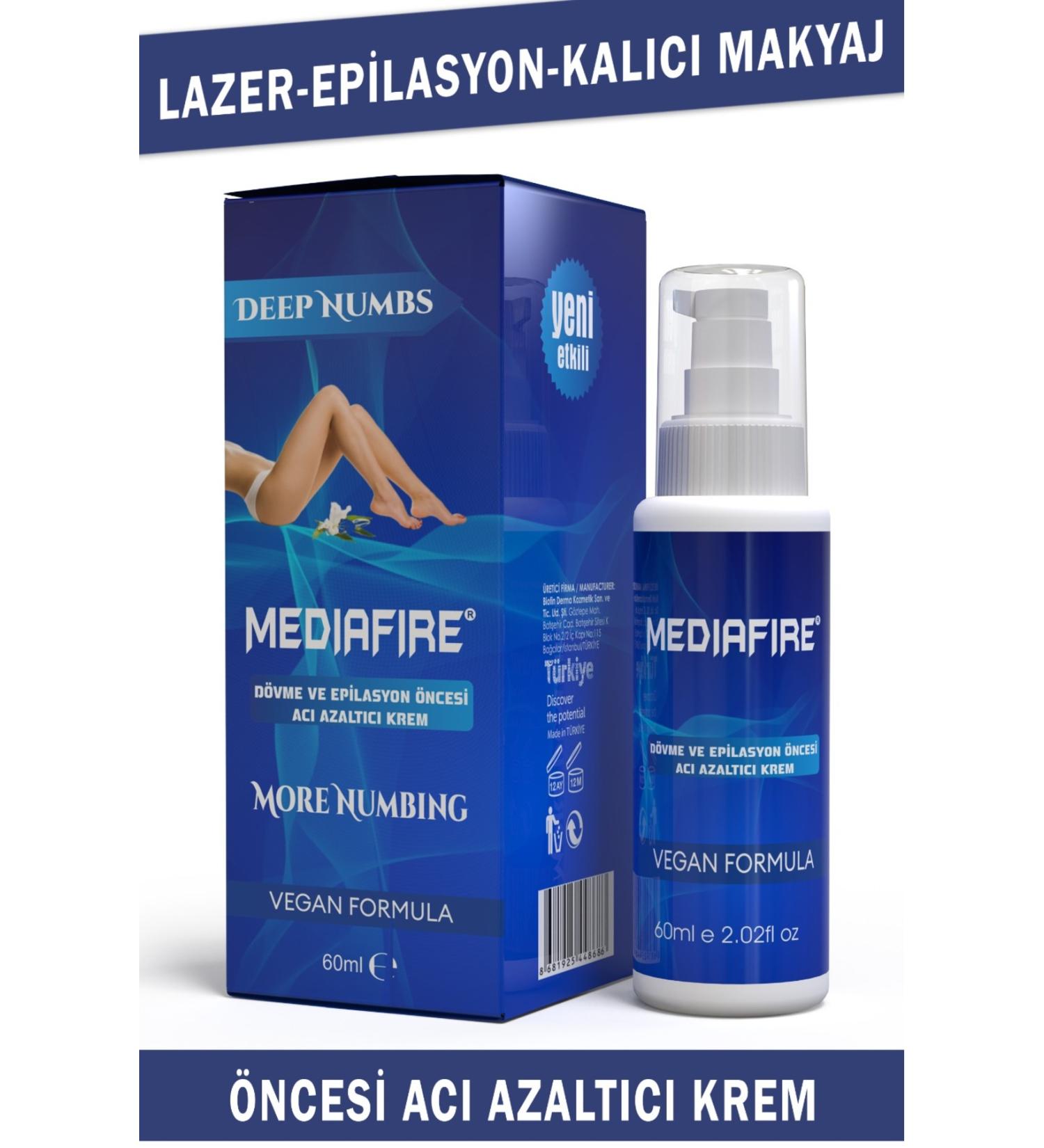 MediaFire Laser Hair Removal Permanent Makeup Botox 60ml - Buy Online on GoSupps.com