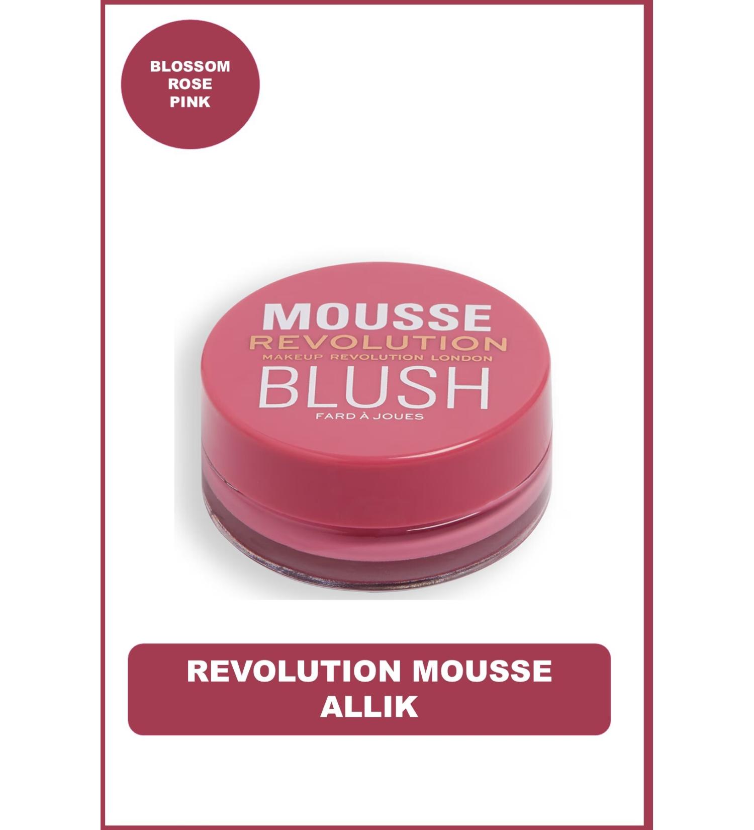 Revolution Mousse Blush Blossom Rose Pink - Buy Online on GoSupps.com