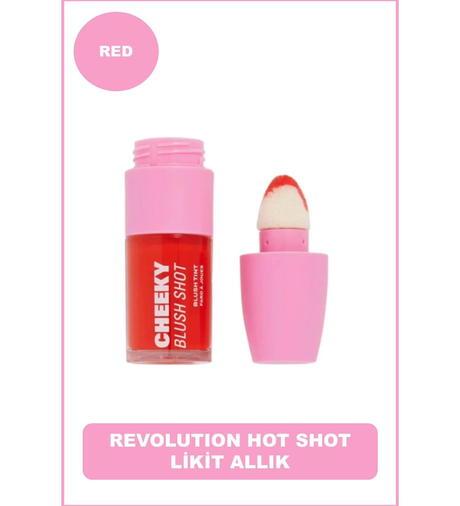 Revolution Hot Shot Liquid Blush - Red - Buy Online on GoSupps.com