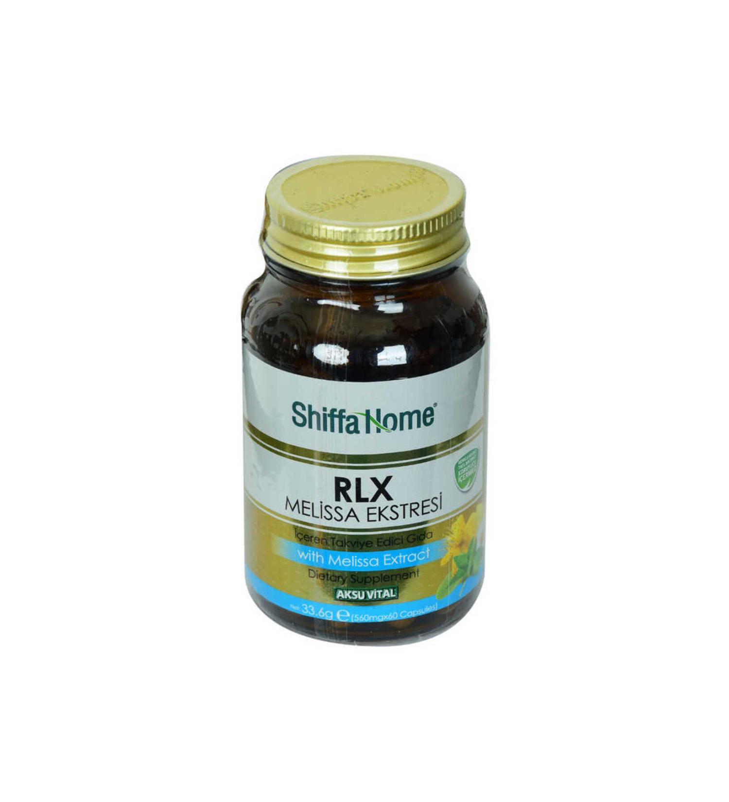 colezium Shiffa Home RLX Melissa Extract Dietary Supplement 560 Mg x 60 Capsules