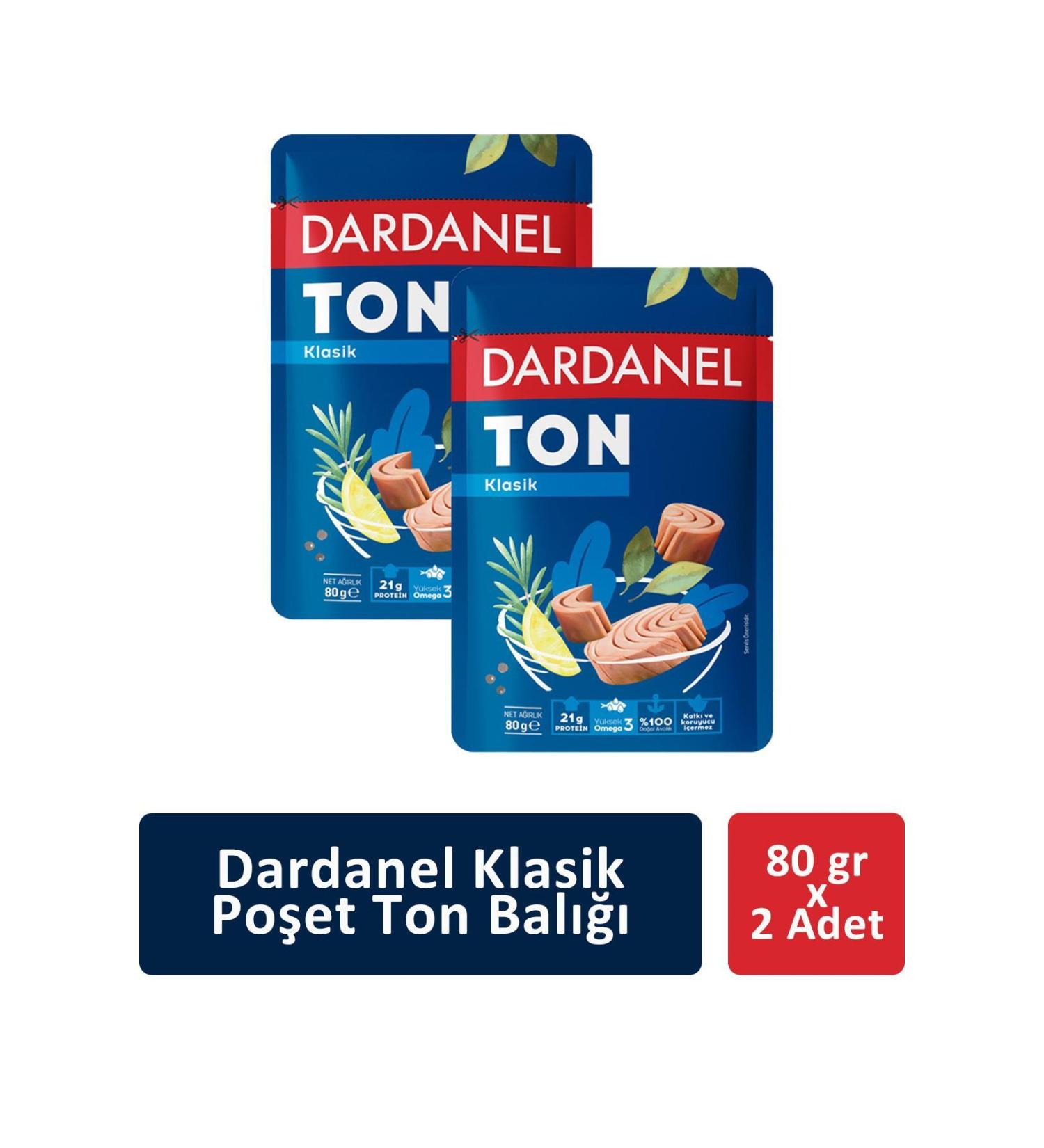 Dardanel Bag Classic Tuna 80 gr x 2 Pieces
