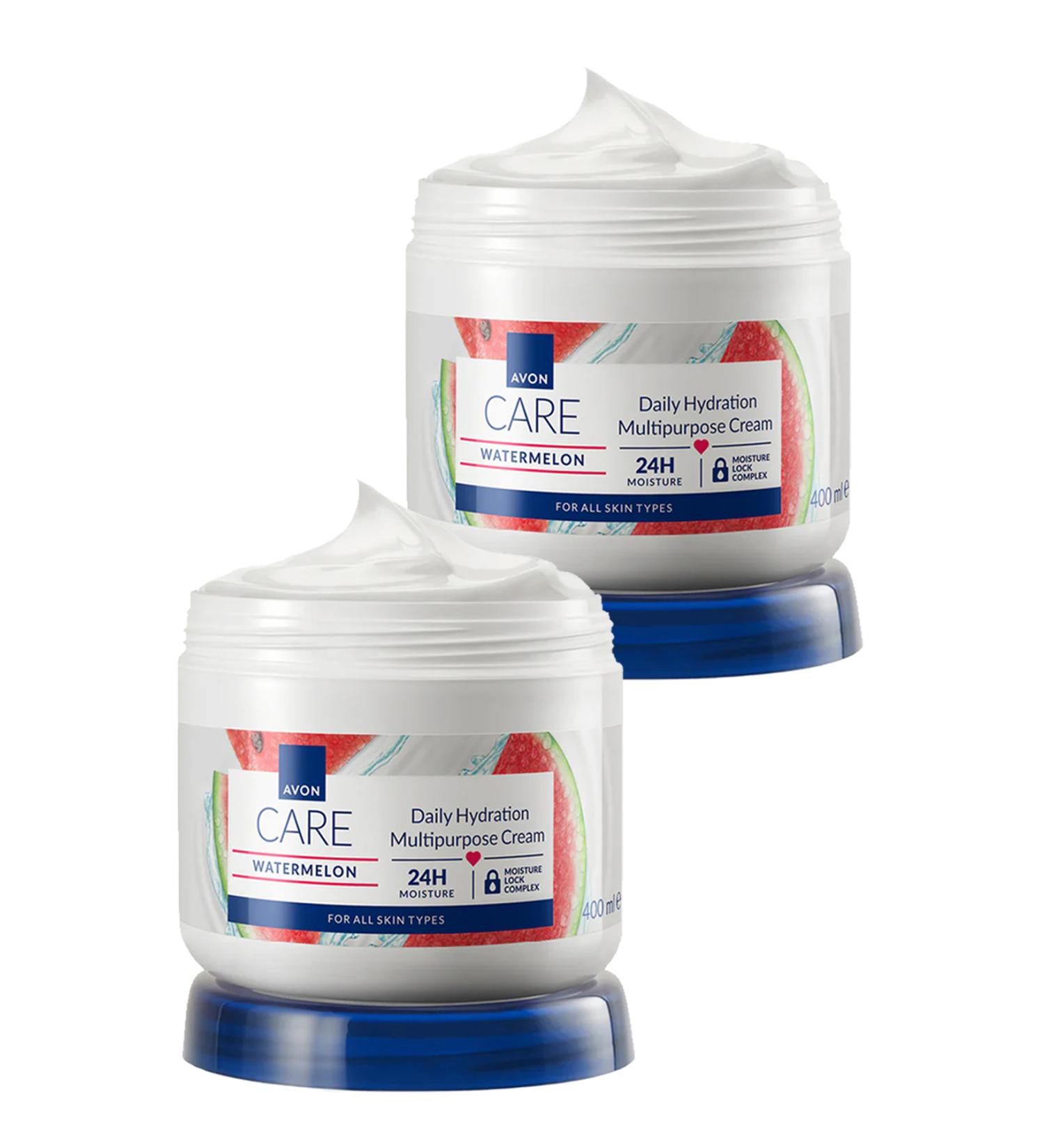 Avon Care Watermelon Watermelon Scented Multi-Purpose Cream 400 Ml. Set of Two - Buy Online on GoSupps.com