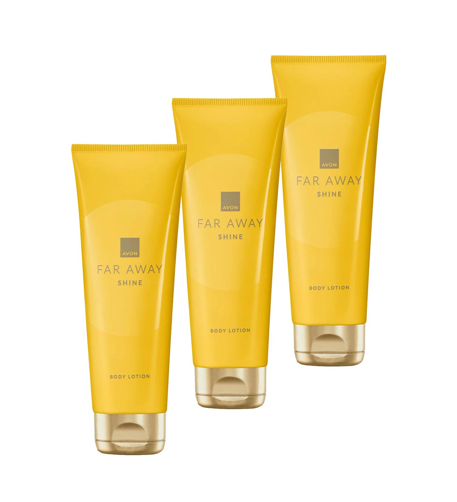 Avon Far Away Shine Body Lotion 125 Ml. Triple Set - Buy Online on GoSupps.com