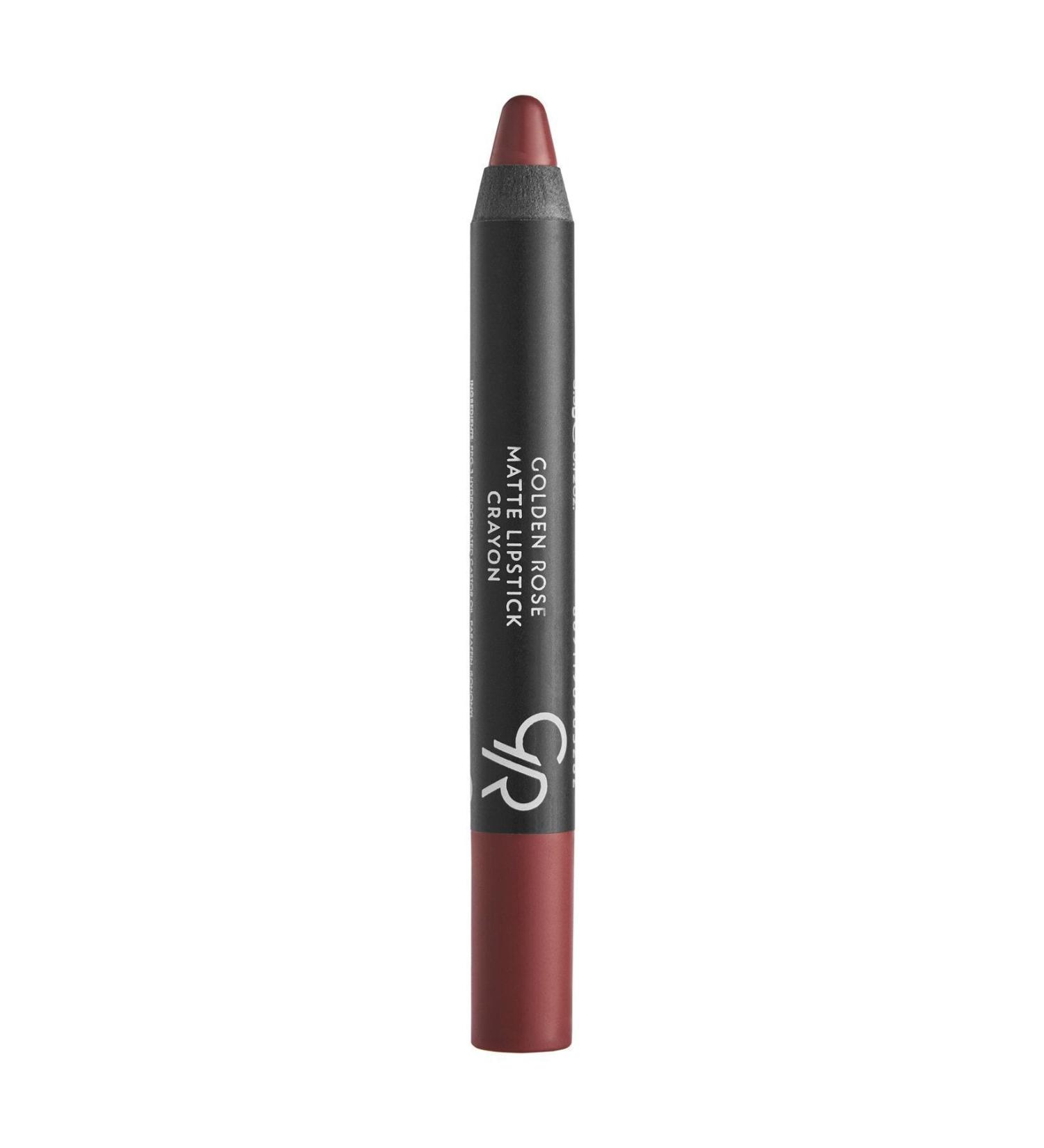 Golden Rose Moisturizing Content Provides Smooth Appearance Matte Pencil Lipstick-21 Toffee eleg.457