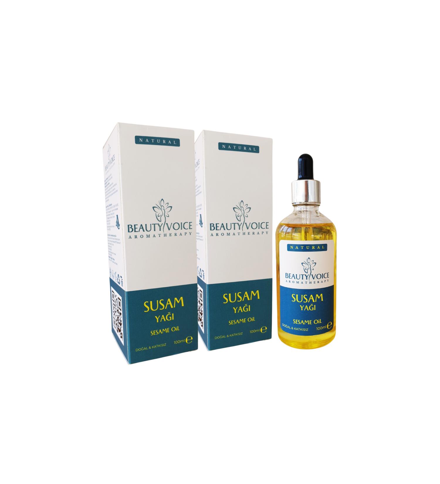 Beauty Voice 0 Pure Sesame Oil 200 ml - Dropper Bottle