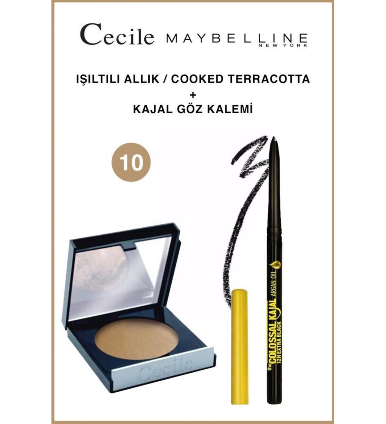 Cecile Shiny Cheeks-Non-Smudge Kajal Makeup Set 10