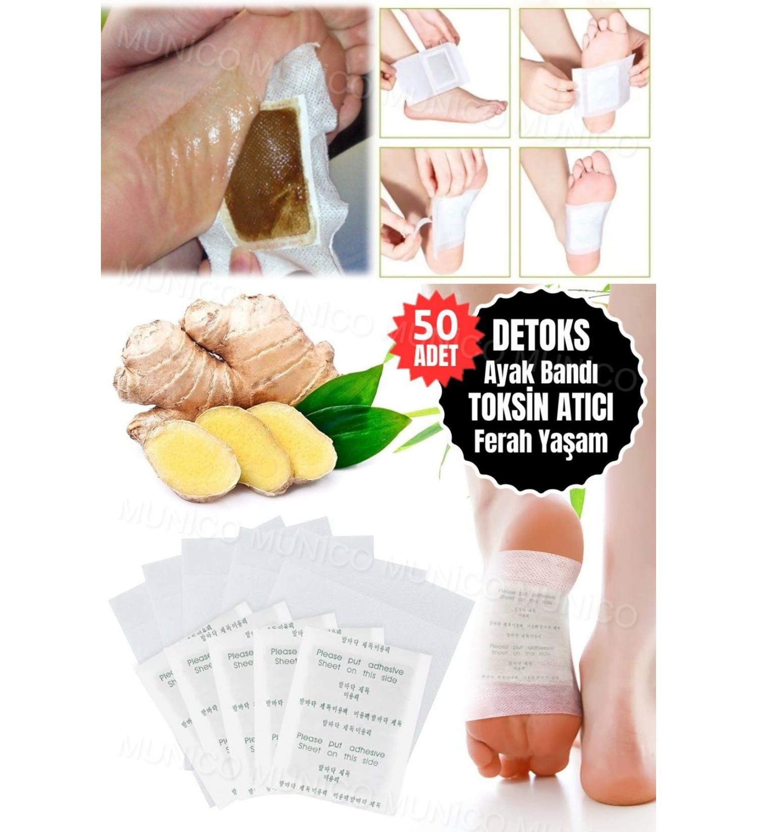 Gaggani Foot Bath Detox and Improve Body Sleep 50 Foot Patches to Cleanse the Body of Impurities - Buy Online on GoSupps.com
