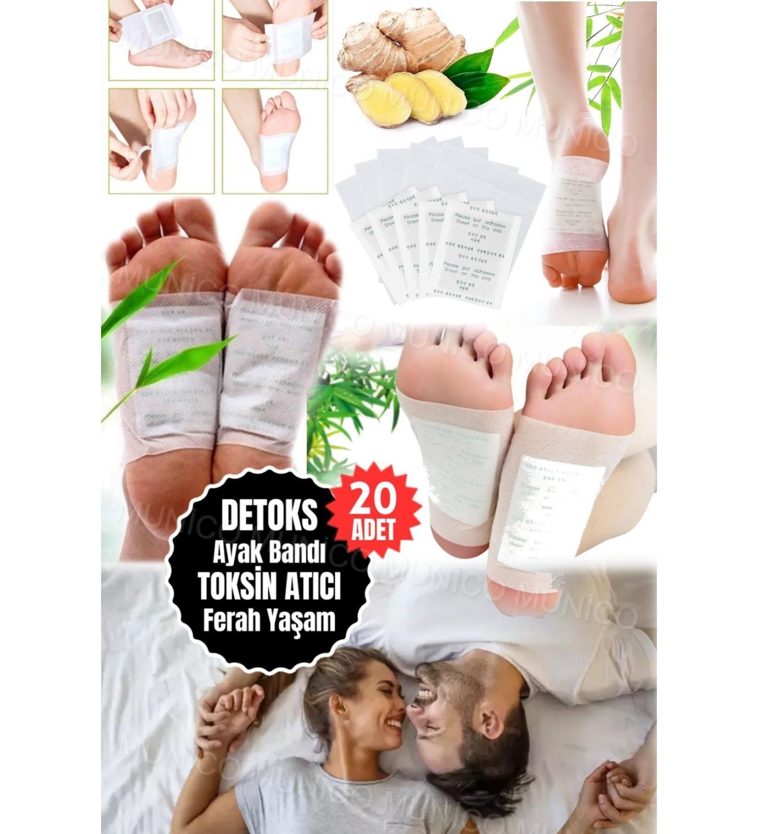 Gaggani Energizing Detox Foot Patch - Deep Sleep and Relaxation with 20 Bamboo Vinegar Foot Mask