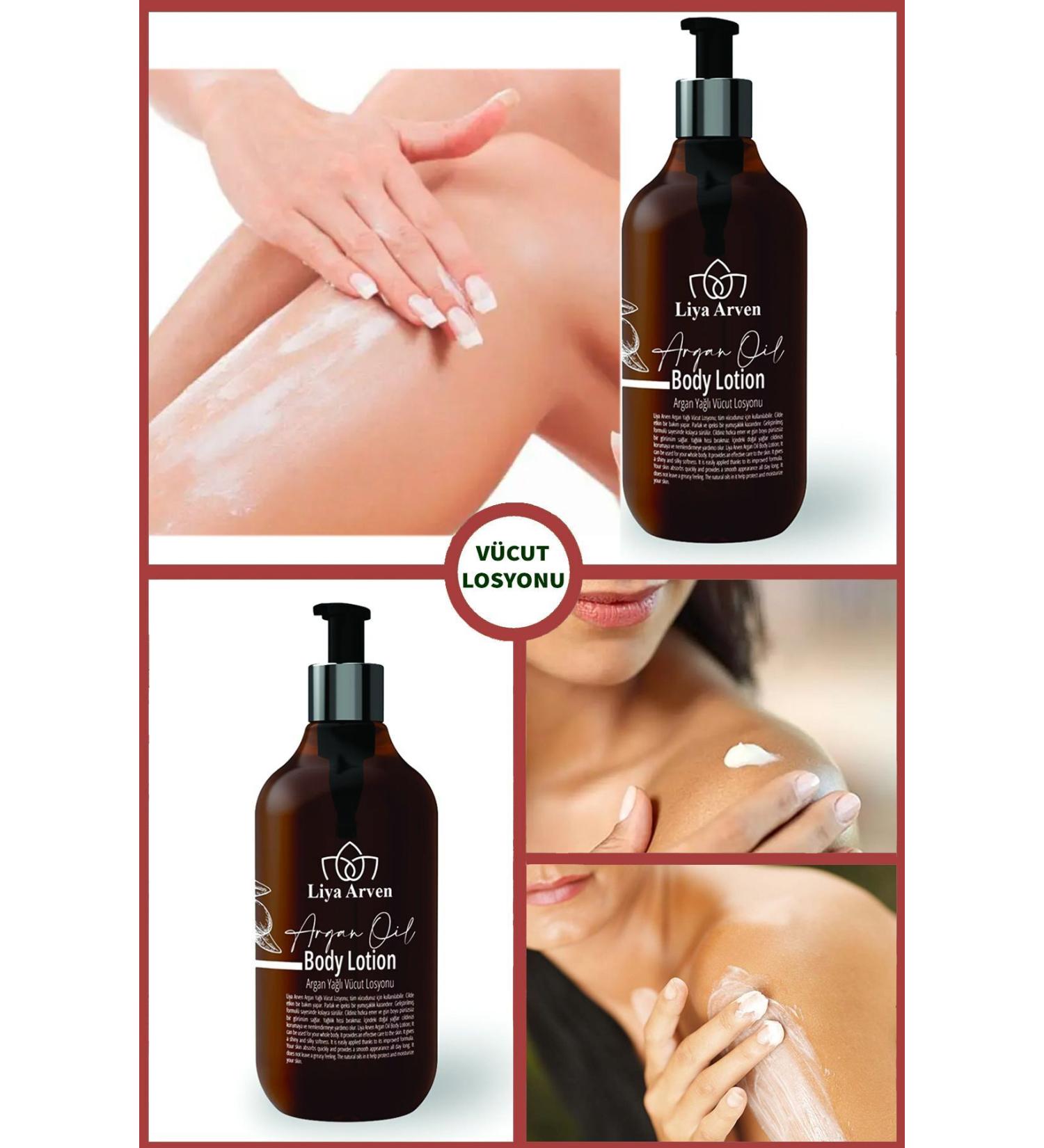 Liya Arven Moisturizing Argan Oil Body Lotion - 500ml - Buy Online on GoSupps.com