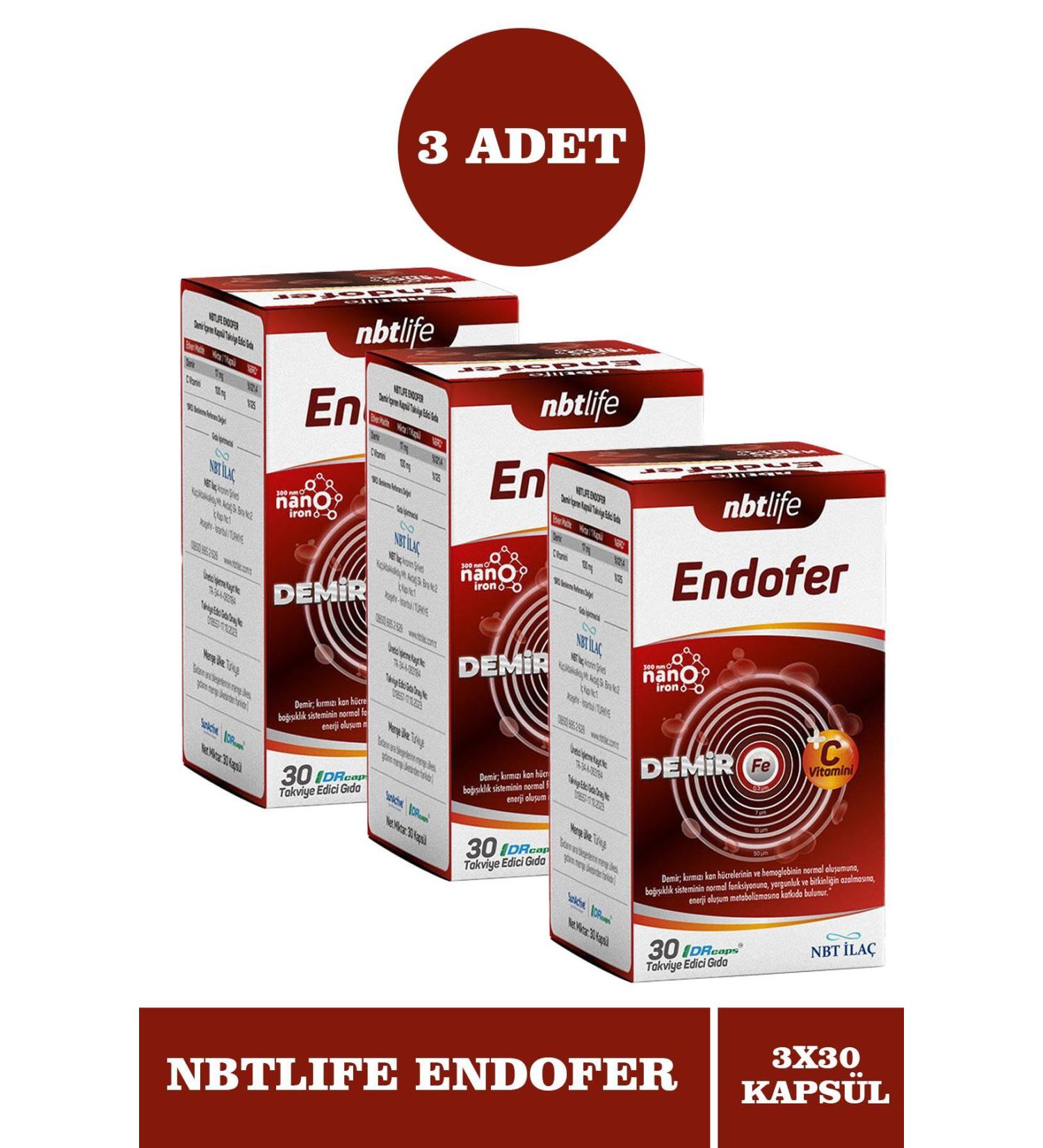 Nbt la NBT Life Endofer 30 Capsules 3 Pieces
