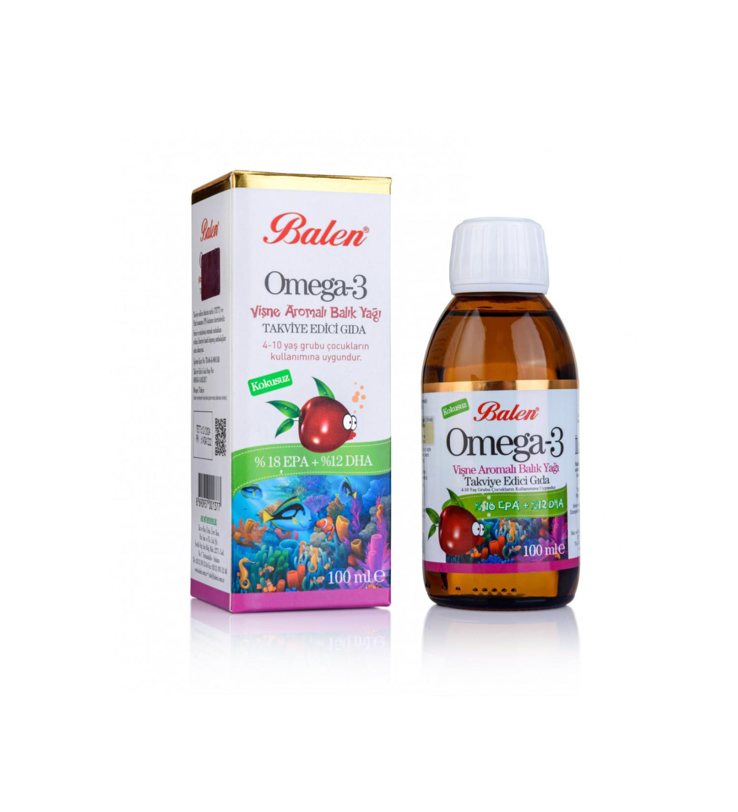 Balen Omega-3 Cherry Flavored * 100 ML