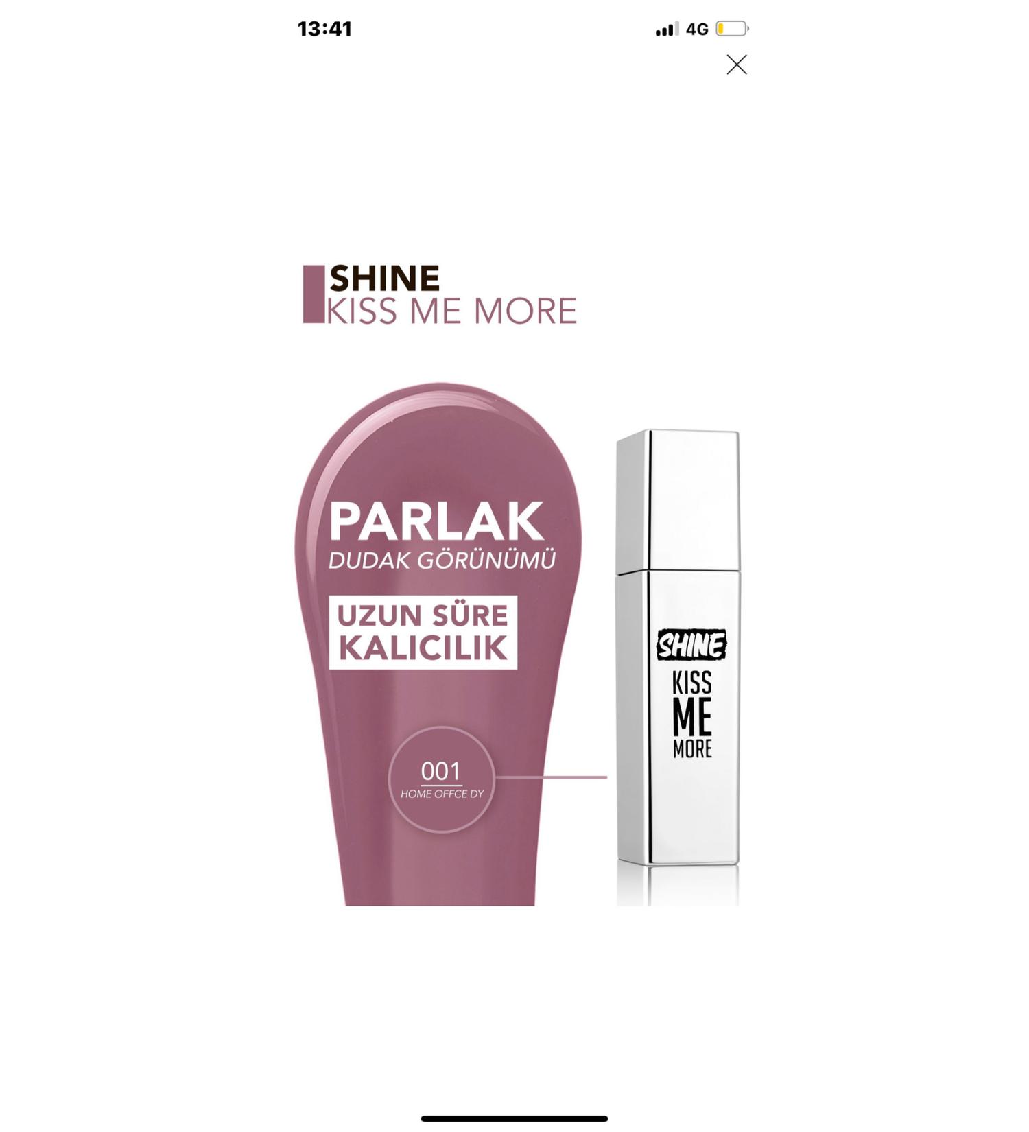 Flormar Kiss me more shine 01 Home office day - Buy Online on GoSupps.com