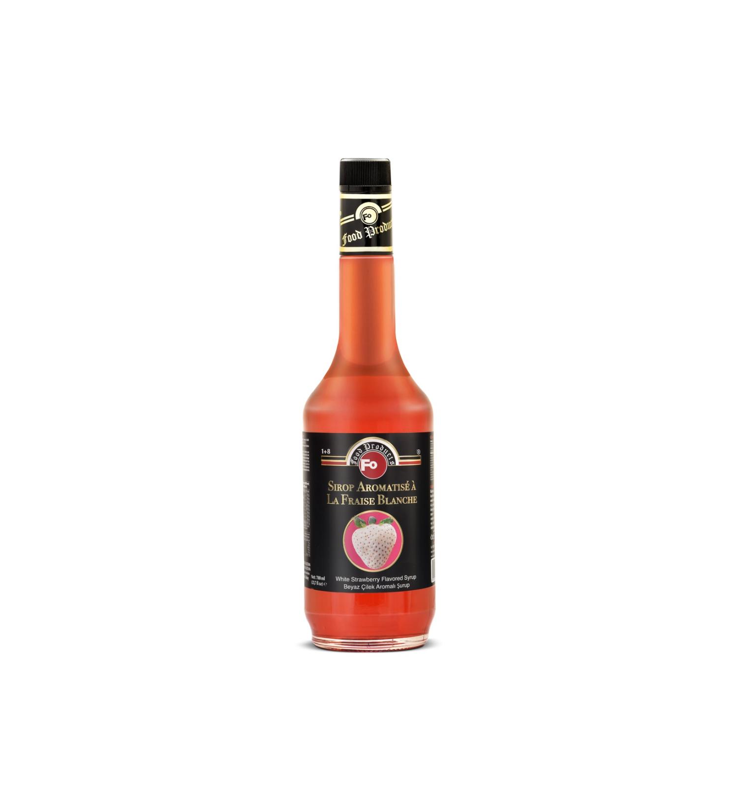 FO White Strawberry Flavored Cocktail Syrup 700 ML - Buy Online on GoSupps.com