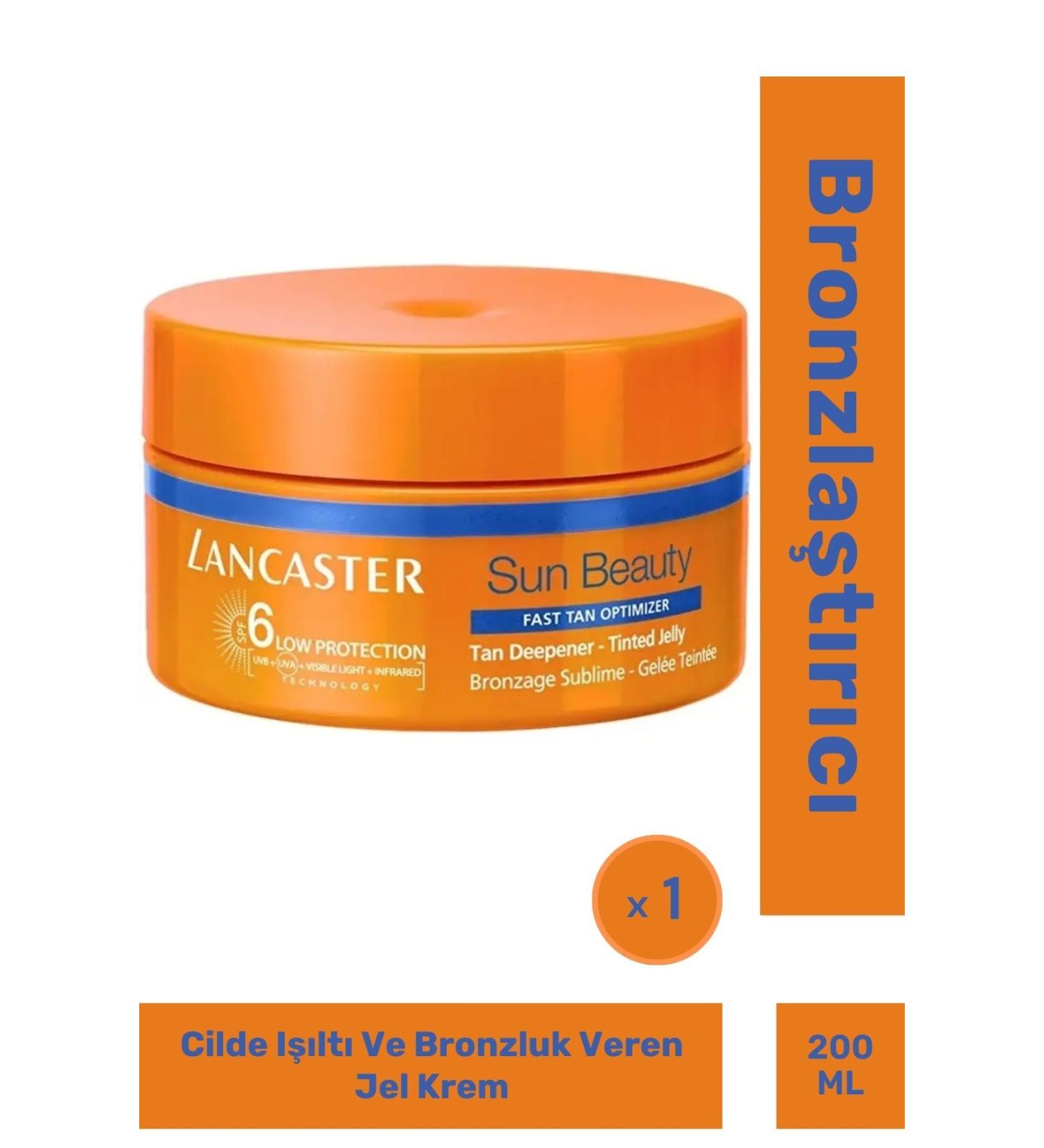 Fit1001 Lancaster Tan Deepener Tinted Jelly Skin Shining Bronze Spf6 200 ml