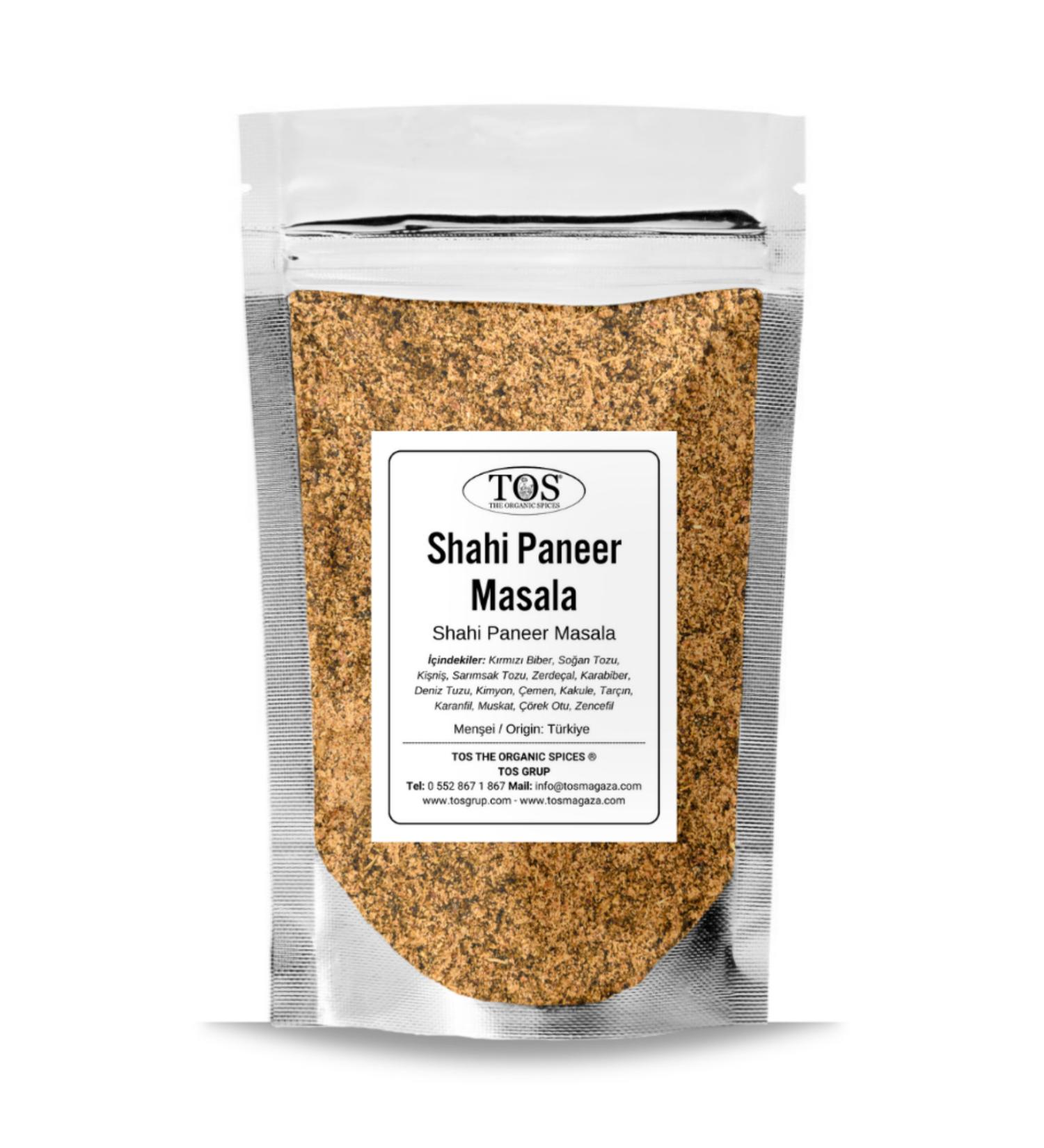 TOS The Organic Spices Shahi Paneer Masala 250 gr Shahi Paneer Masala - Premium Quality | Spice Mix