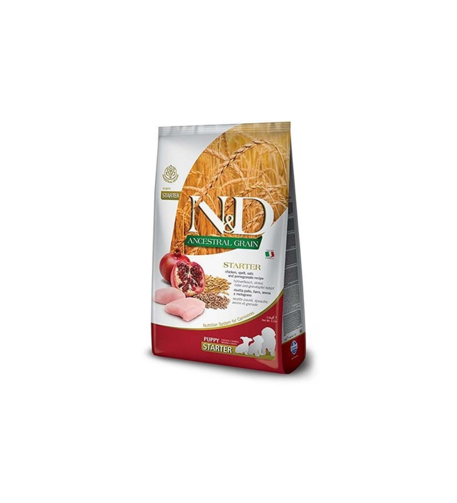 N & D Low Grain Puppy Starter Chicken Mother and Puppy Food 2.5 Kg - Petshopundan