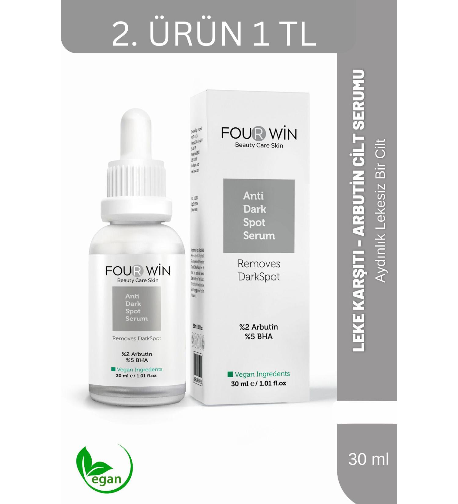 Four Win Anti-Spot Serum Anti Dark Spot Serum (2% Arbutin-5% Bha) 30 Ml - Buy Online on GoSupps.com