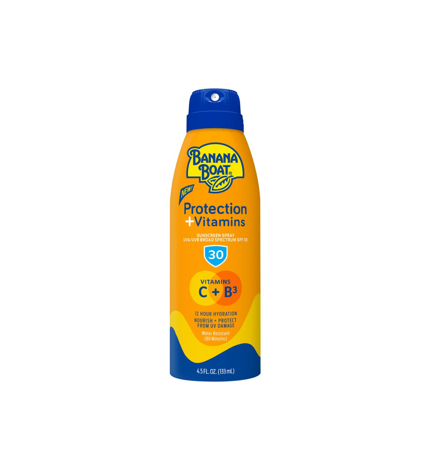 Banana Boat Protection Plus Vitamin Spf 30 Sun Cream 133 Gr.