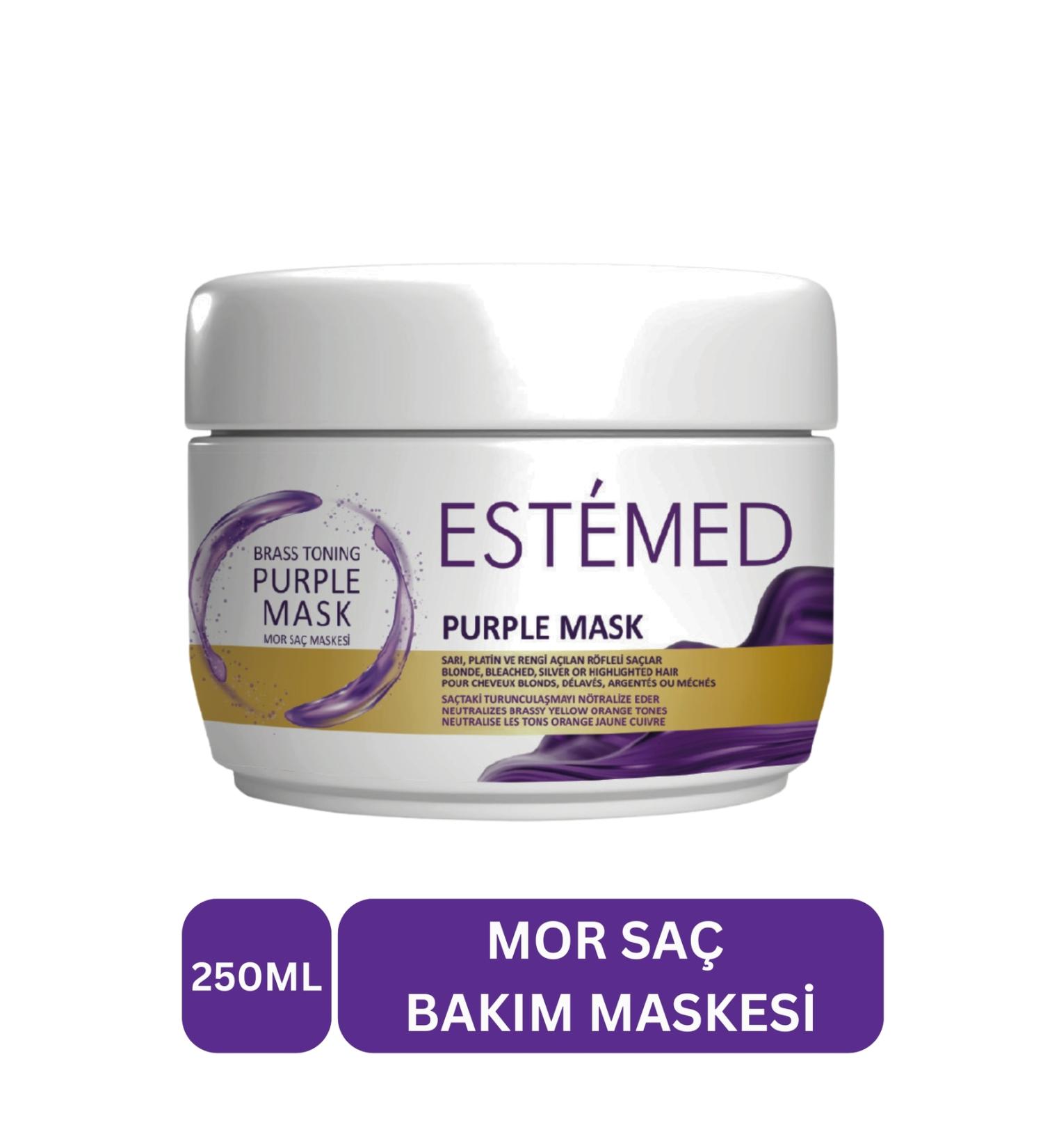 ESTEMED Purple Hair Mask & Brass Toning Purple Mask 250ml