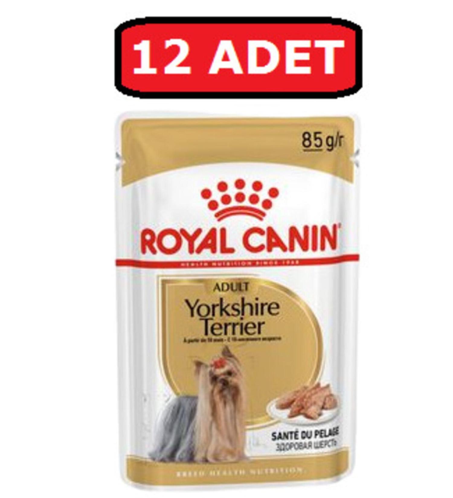 Royal Canin Royal Canin Yorkshire Terrier Wet Dog Food 12 Pieces X 85 gr Pouch