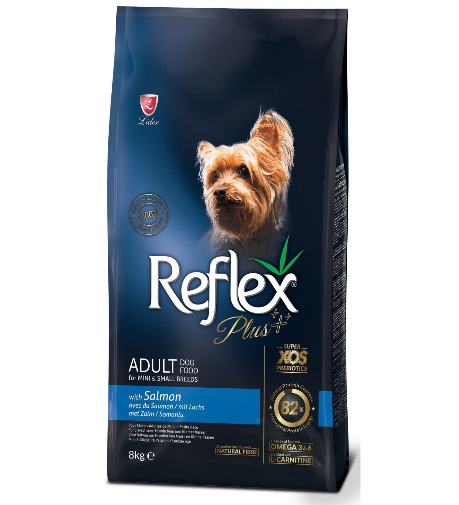 Reflex Small & Mini Breed Adult Dog Food with Salmon 8 Kg