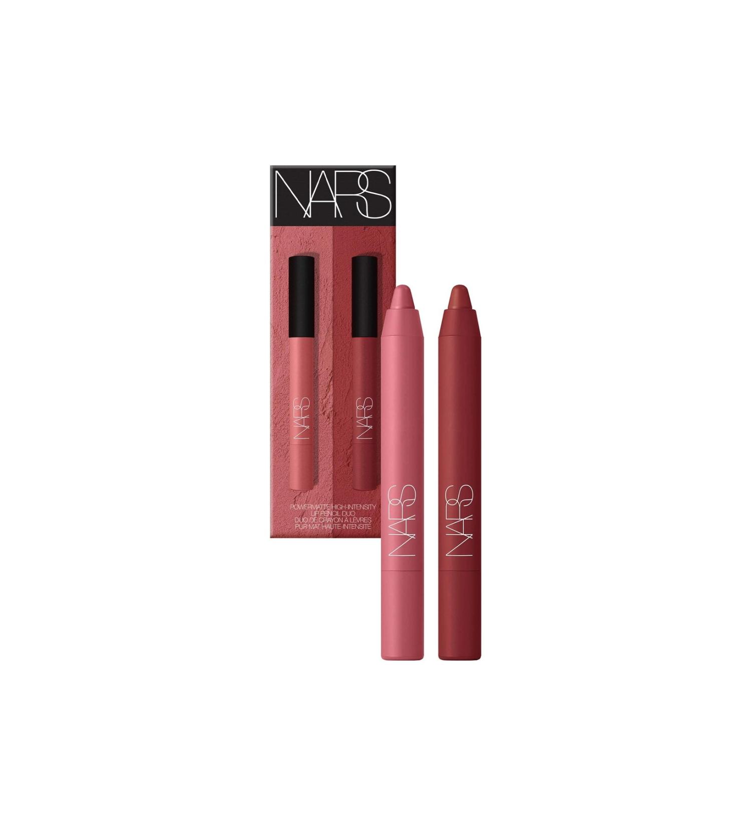 Nars POWERMATTE HIGH-INTENSITY LIP PENCIL DUO Long-Lasting & Matte Finish Pencil Lipstick Set 4x2 GR - Buy Online on GoSupps.com