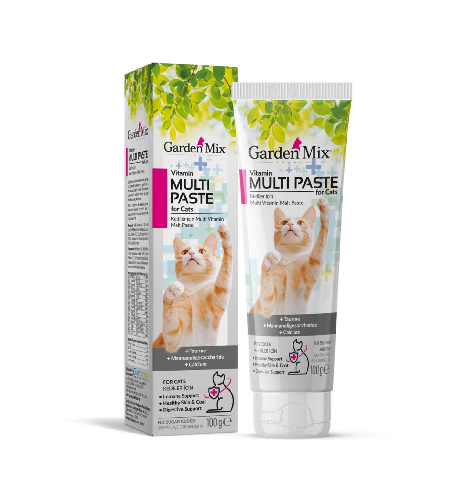 Gardenmix GARDEN MIX CAT MULTIVITAMIN PASTE 100 GRAM X 2 PIECES 485125