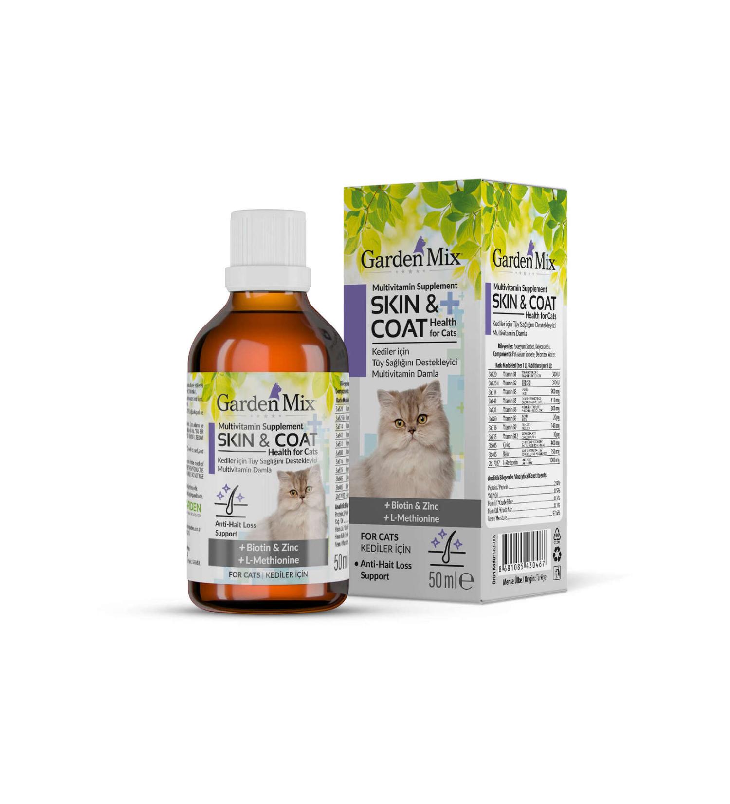 Gardenmix Garden Mix Cat Hair Health Drops 50 Ml 394117