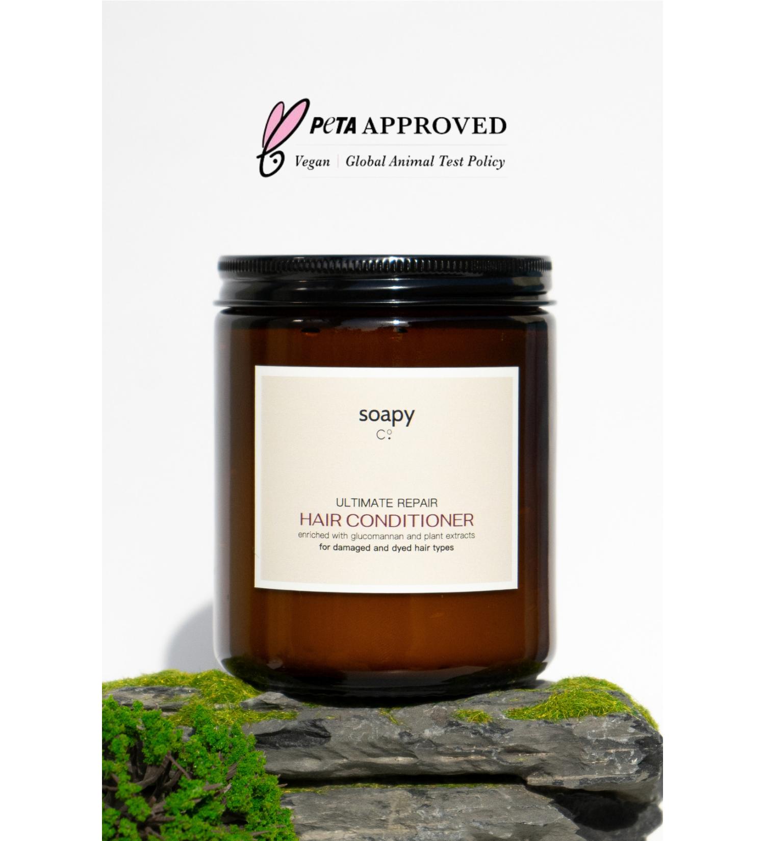 Soapy Co Ultimate Repair Conditioner - Silicone-Free Hair Care with Repairing and Revitalizing Effects - 230 mL - Buy Online on GoSupps.com