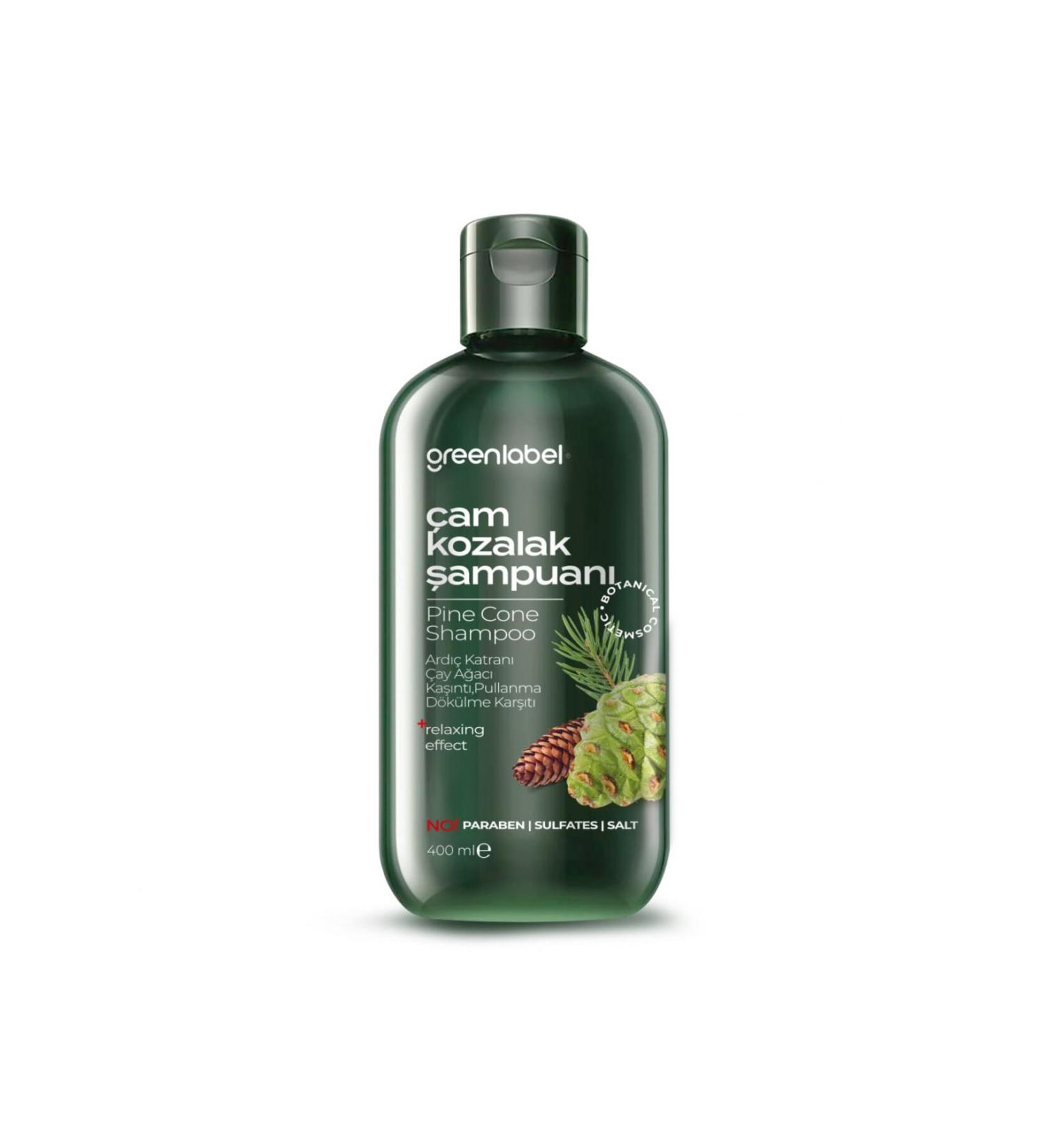 Green Label Greenlabel Pine Cone-Tea Tree Shampoo 400 Ml