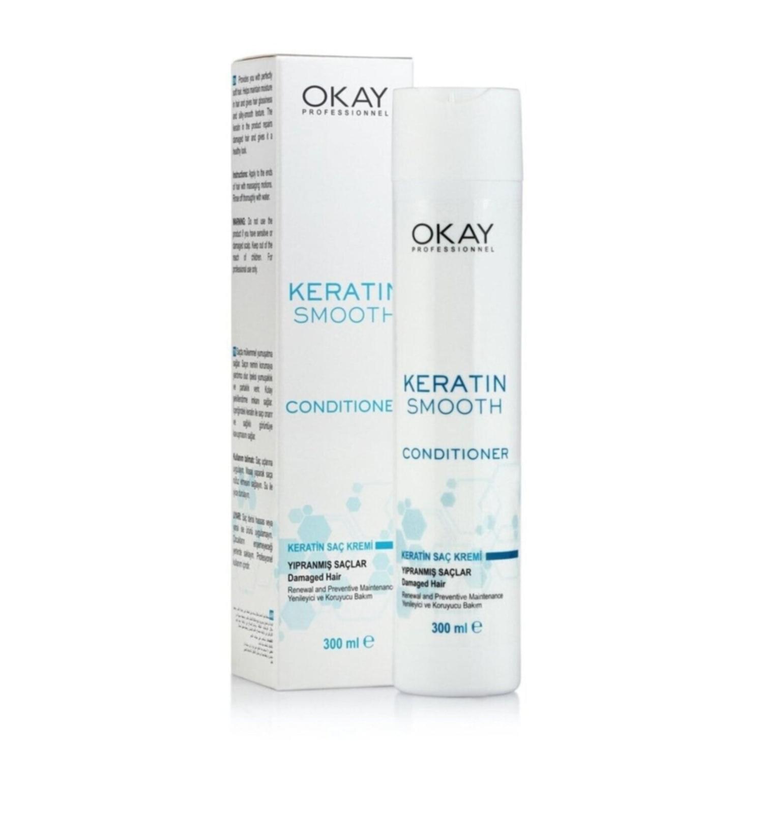 OKAYPROFESSIONNEL Keratin Smooth Hair Conditioner 300 ml
