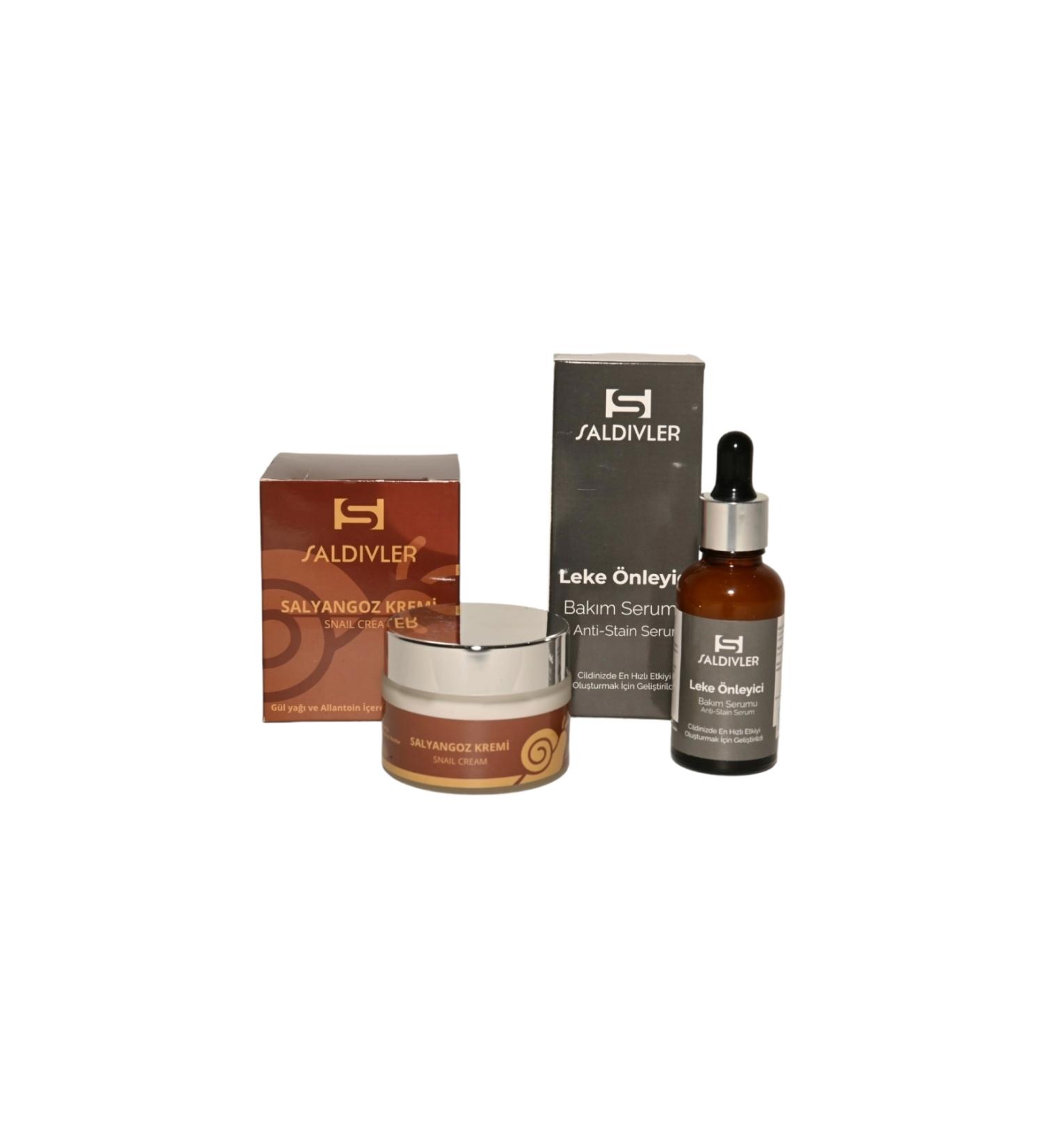 saldivler Anti-Stain Cream and Serum Set