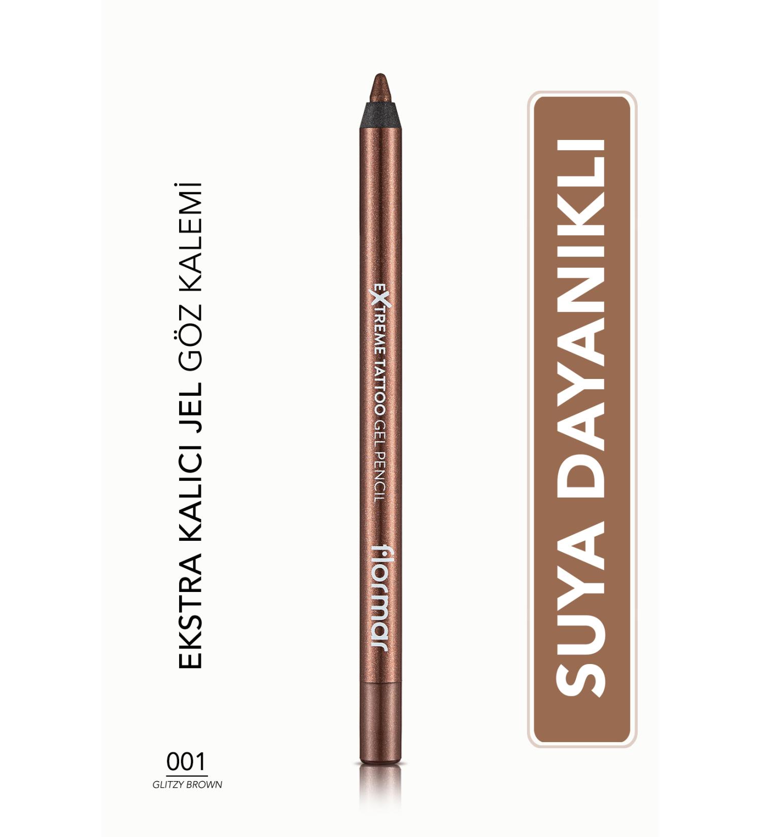 Flormar Waterproof Shiny Gel Eyeliner Pencil That Allows You to Create Eye-Catching Looks - 001 eleg.1290 - Buy Online on GoSupps.com
