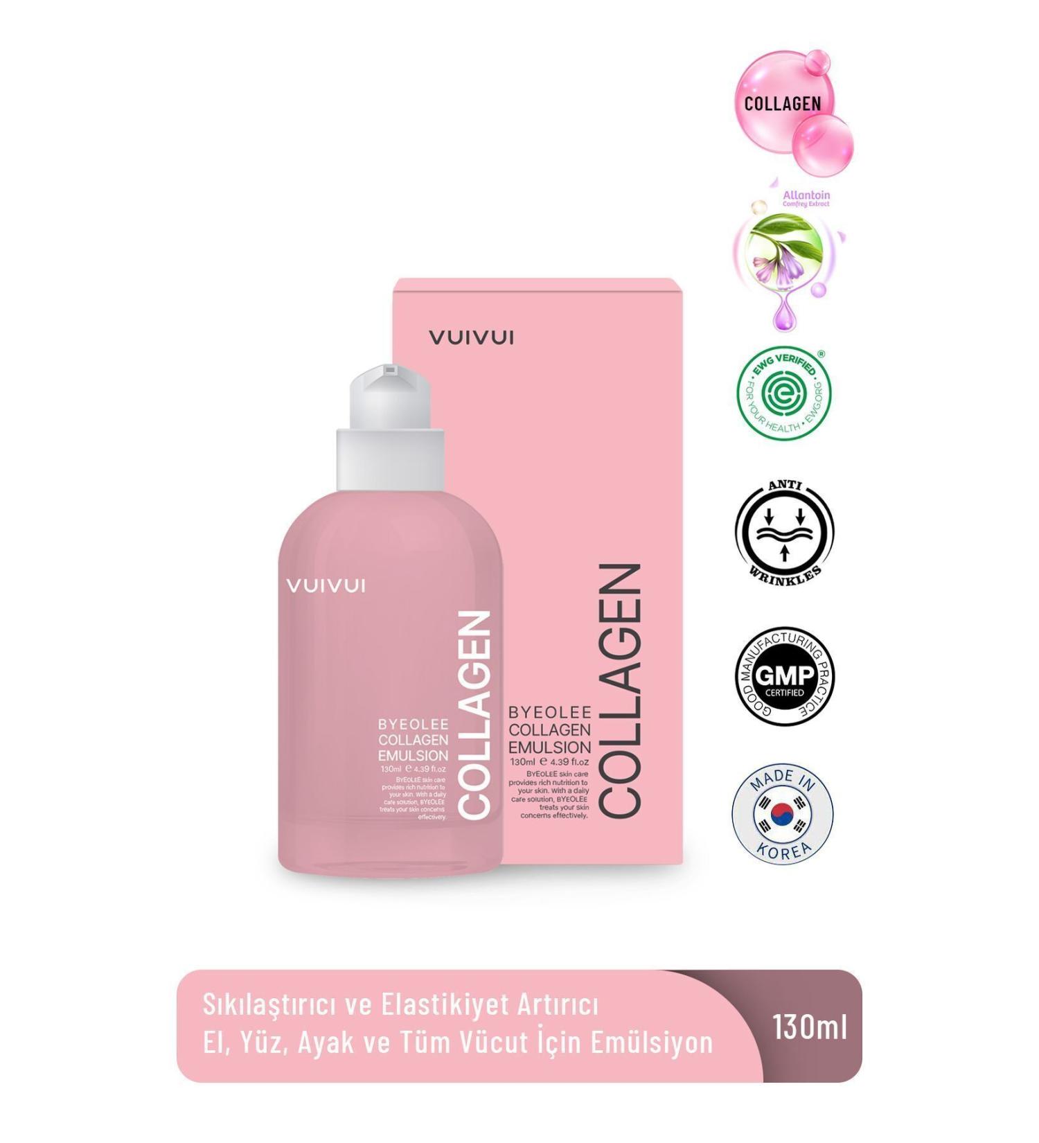 byeolee Collagen Korea Emulsion Elasticity Booster Plumper Botox Effect For Face And Whole Body 130ml - Buy Online on GoSupps.com