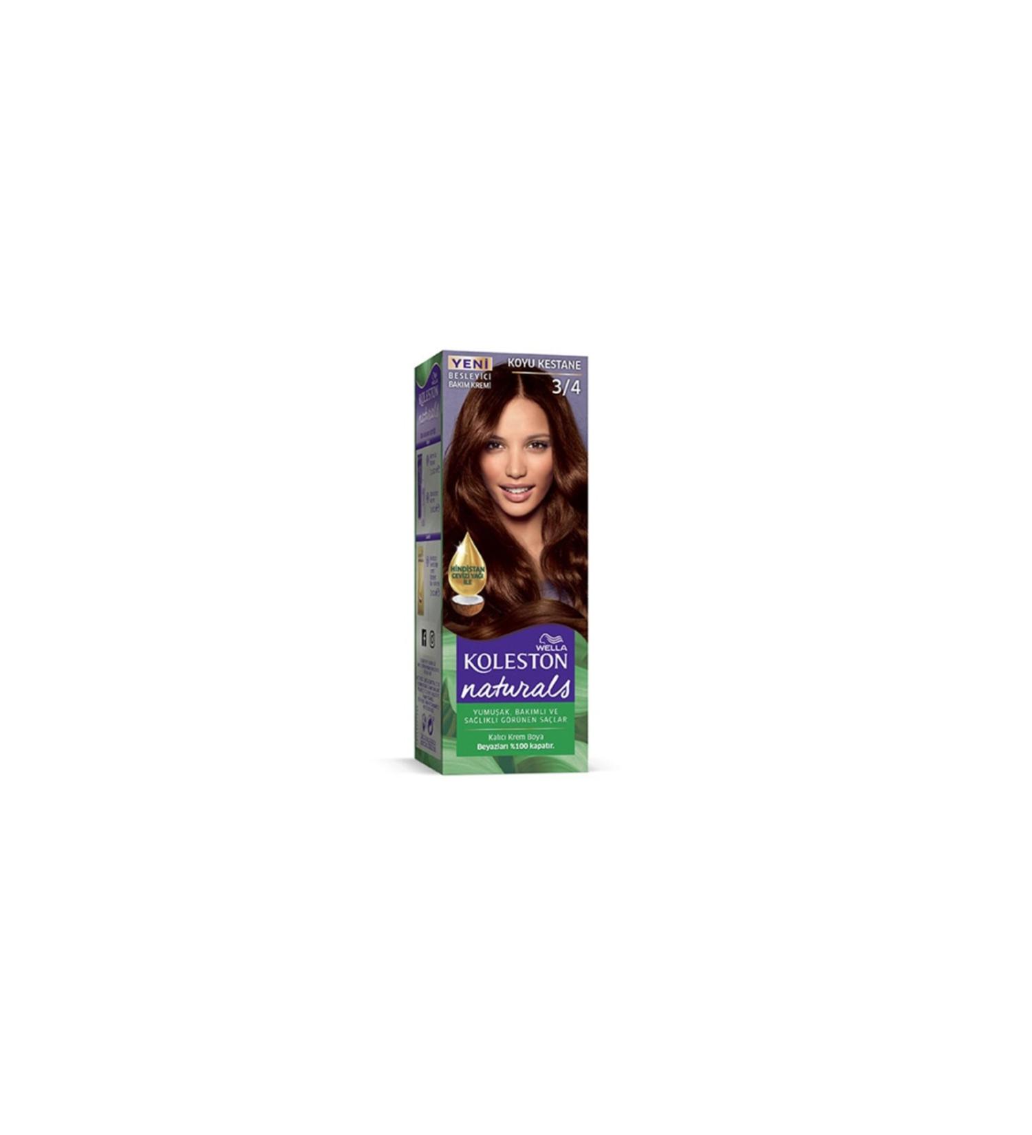 Naturals Hair Dye Dark Chestnut 3/4