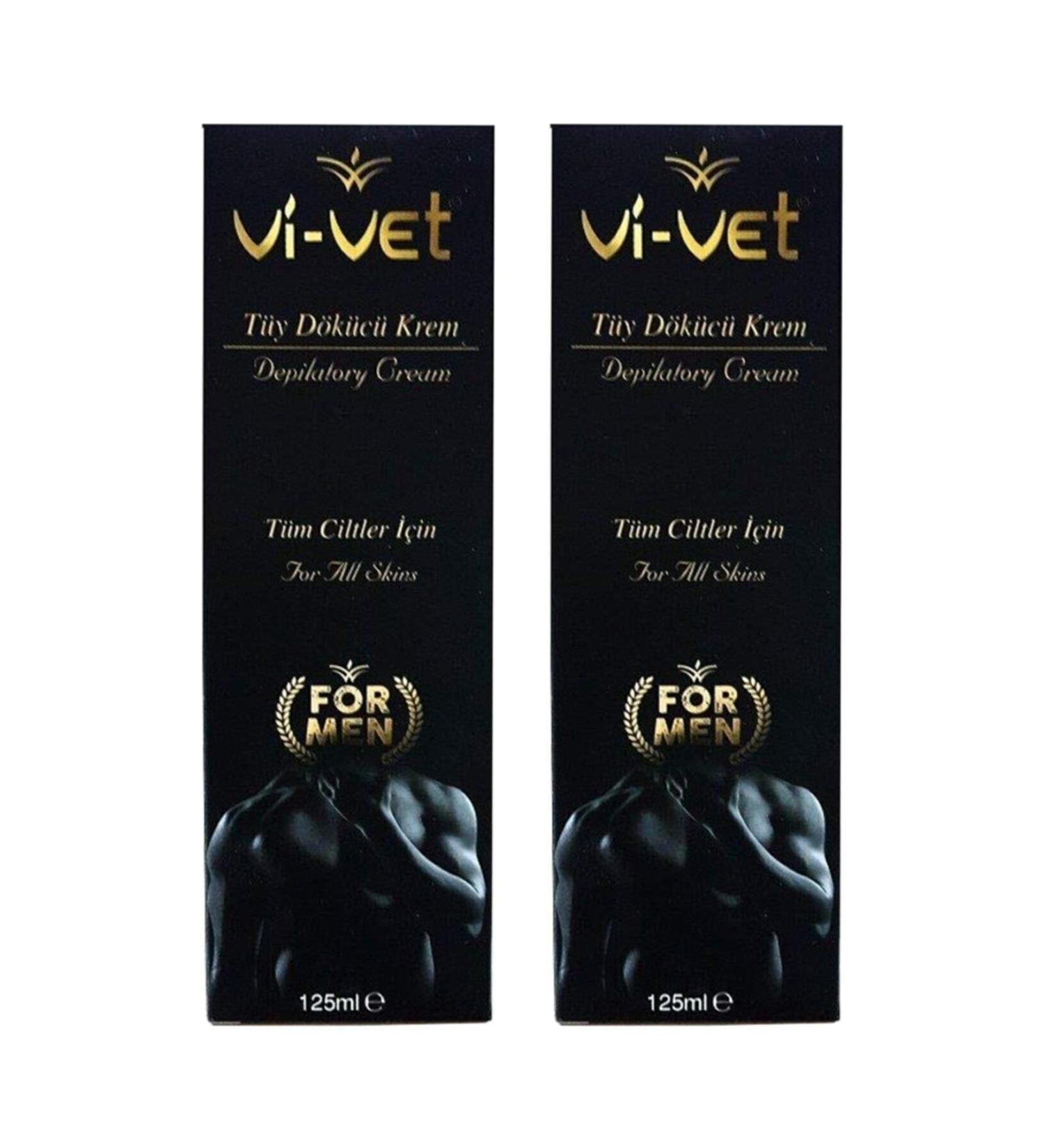 Vi vet Vivet 2 Pieces Hair Removal Cream For Men 125 Ml..
