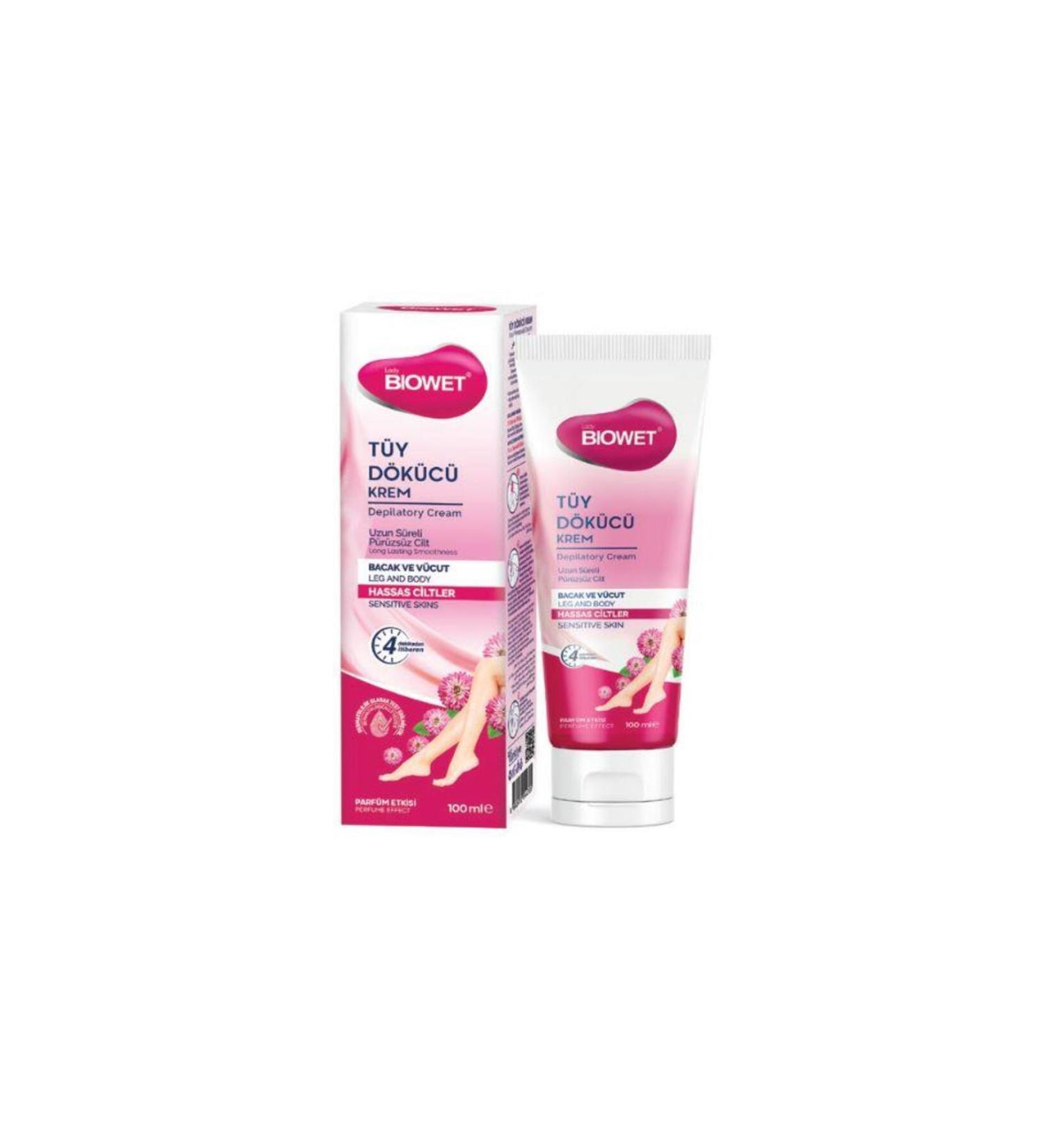 biowet Lady Hair Removal Cream For Sensitive Skin 100 ml