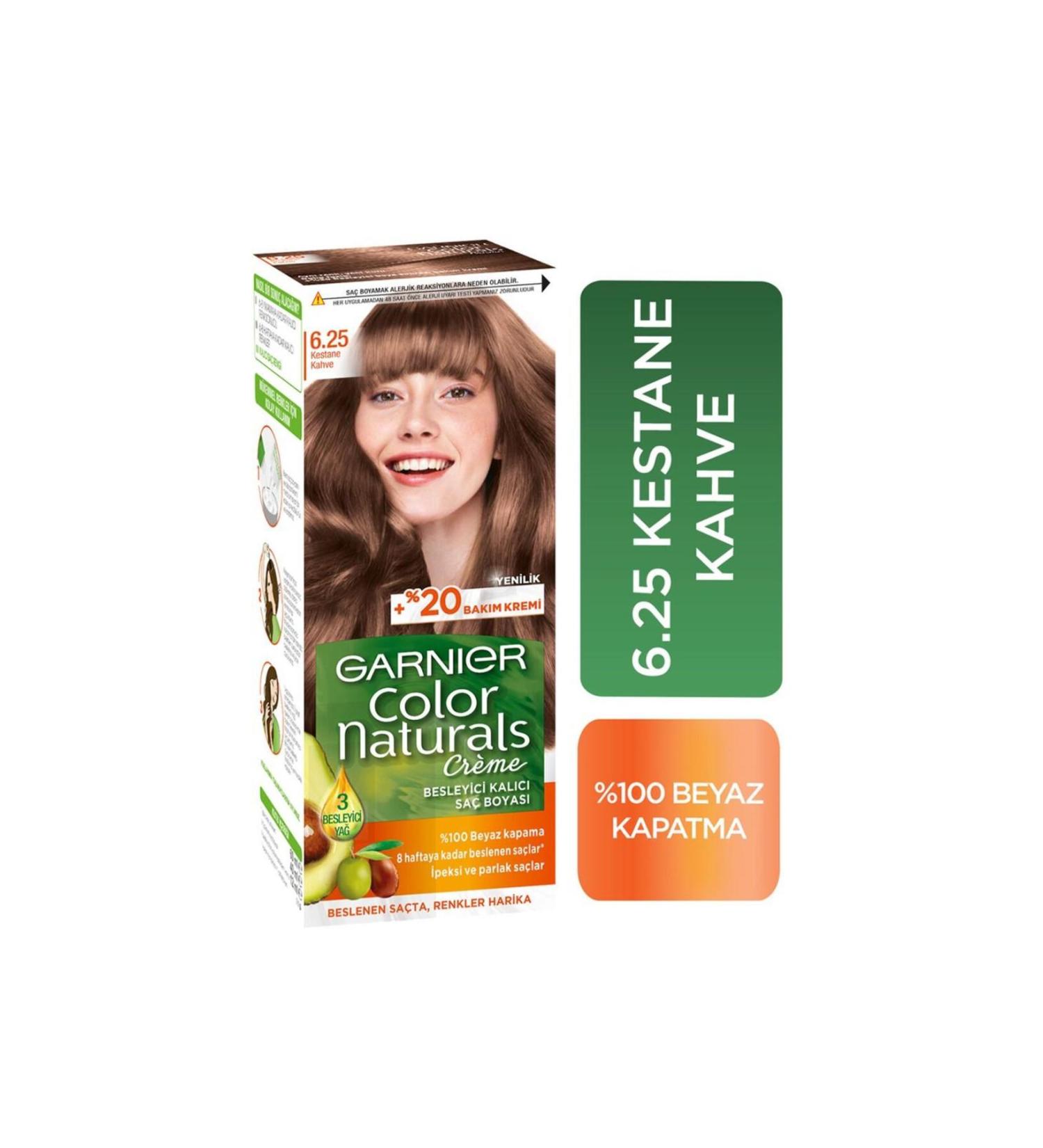 Garnier Color Naturals Hair Dye 6.25 Chestnut Brown