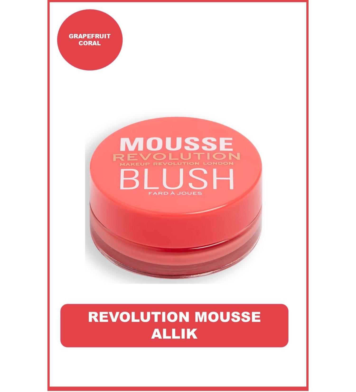 Revolution REVOLUTION MOUSSE Blush GRAPEFRUIT CORAL - Buy Online on GoSupps.com