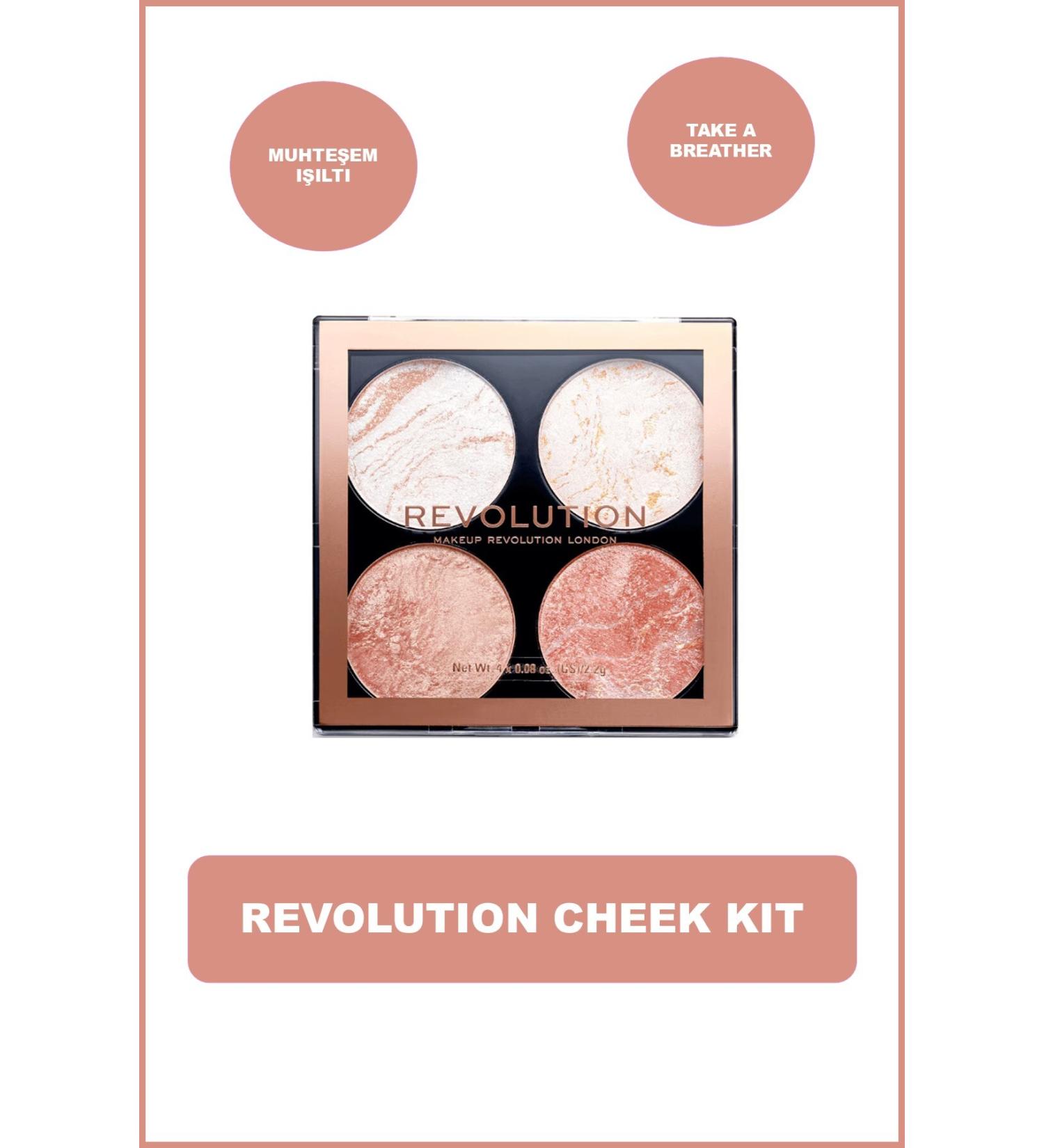 Revolution Cheek Kit Bronzing and Illuminating 4-Blush Palette - Buy Online on GoSupps.com
