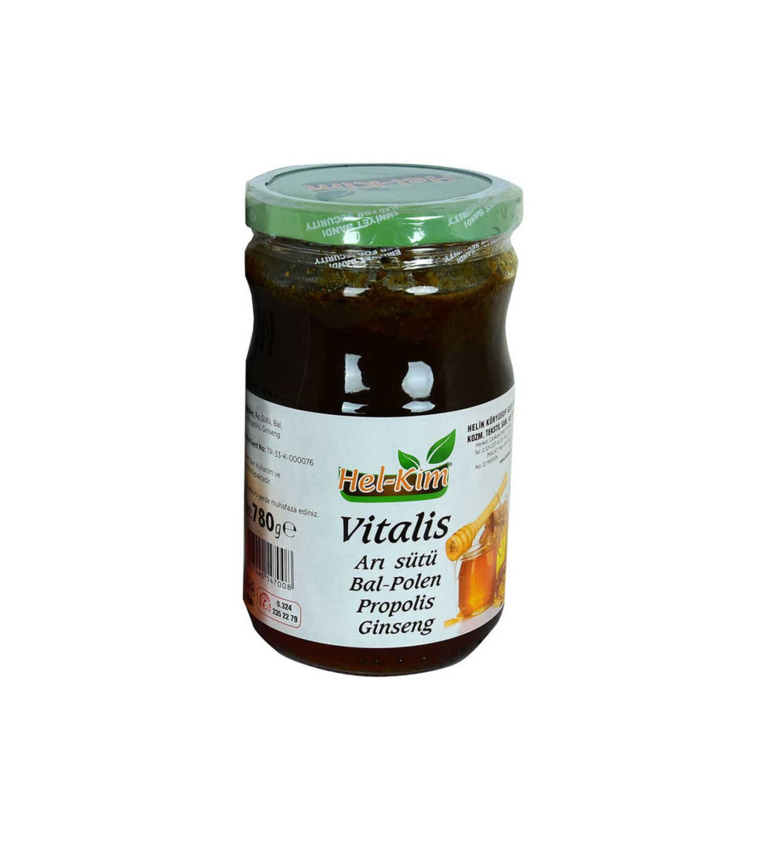 opencart Akdenizpos Lk01 Vitalis Royal Jelly Honey Pollen Propolis Ginseng Herbal Paste 780 Gr (New)