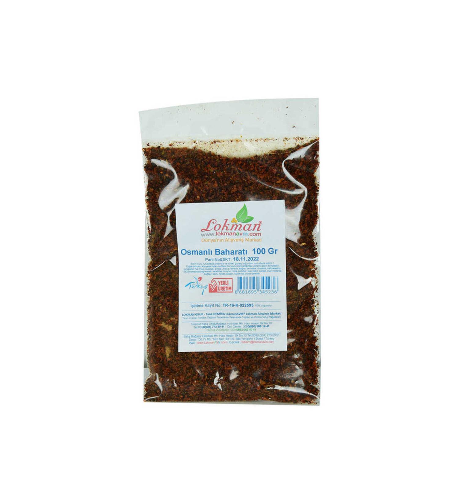 Mulvix Mulllkm Lkm01 Ottoman Spice Mix 100 Gr Package (Muul)