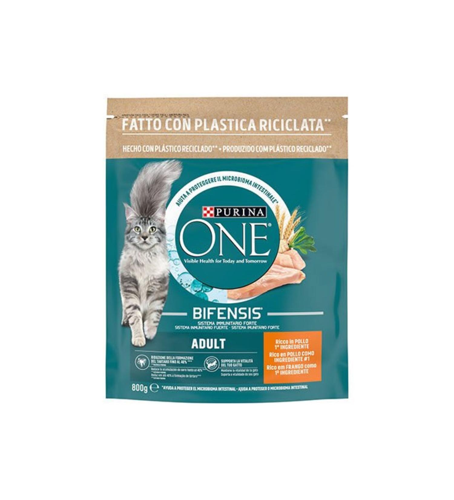 Purina One Chicken Adult Cat Food 2 Pieces 800 gr - Petshopundan