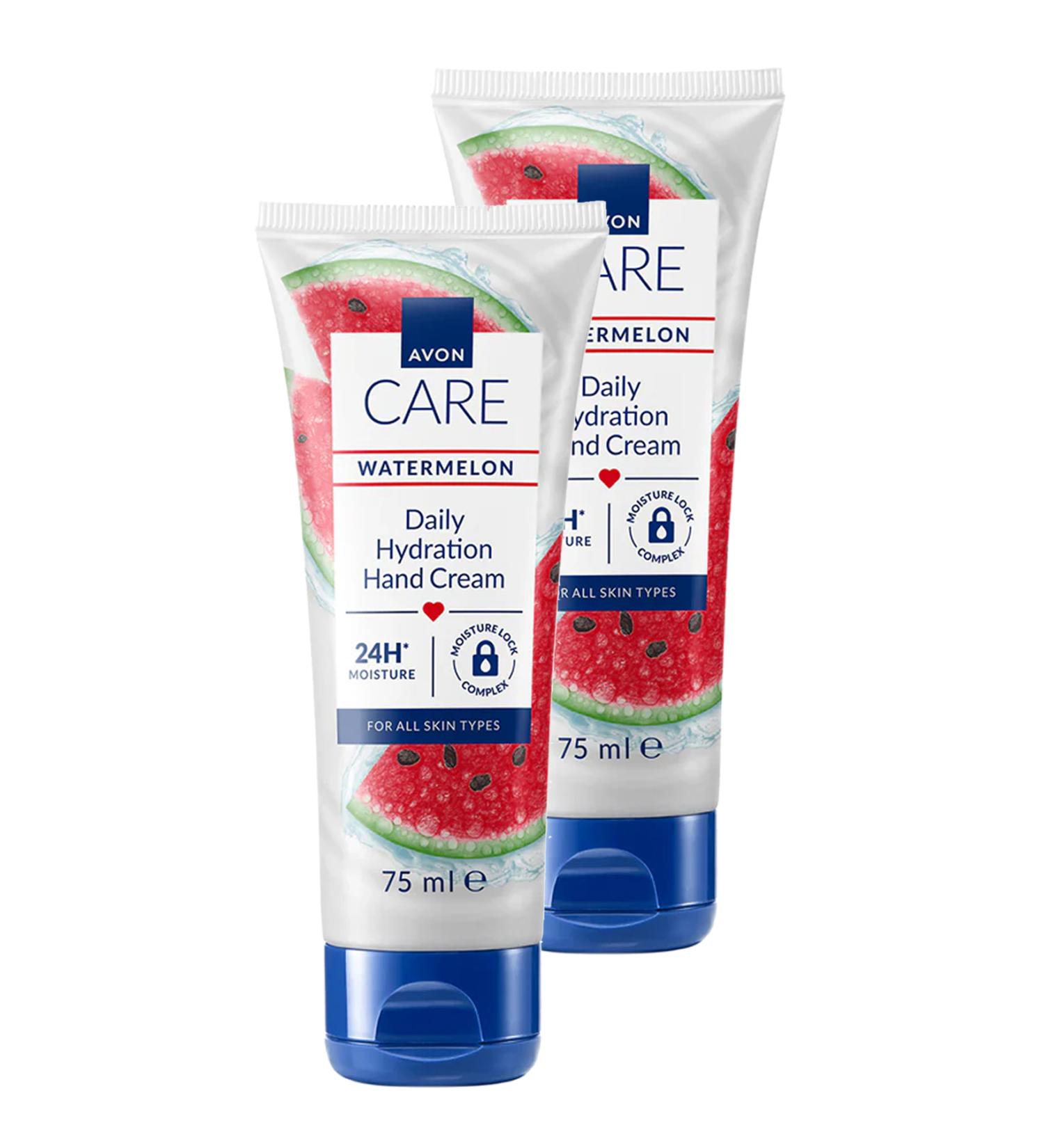 Avon Care Watermelon Scented Hand Cream 75 Ml. Set of Two - Buy Online on GoSupps.com
